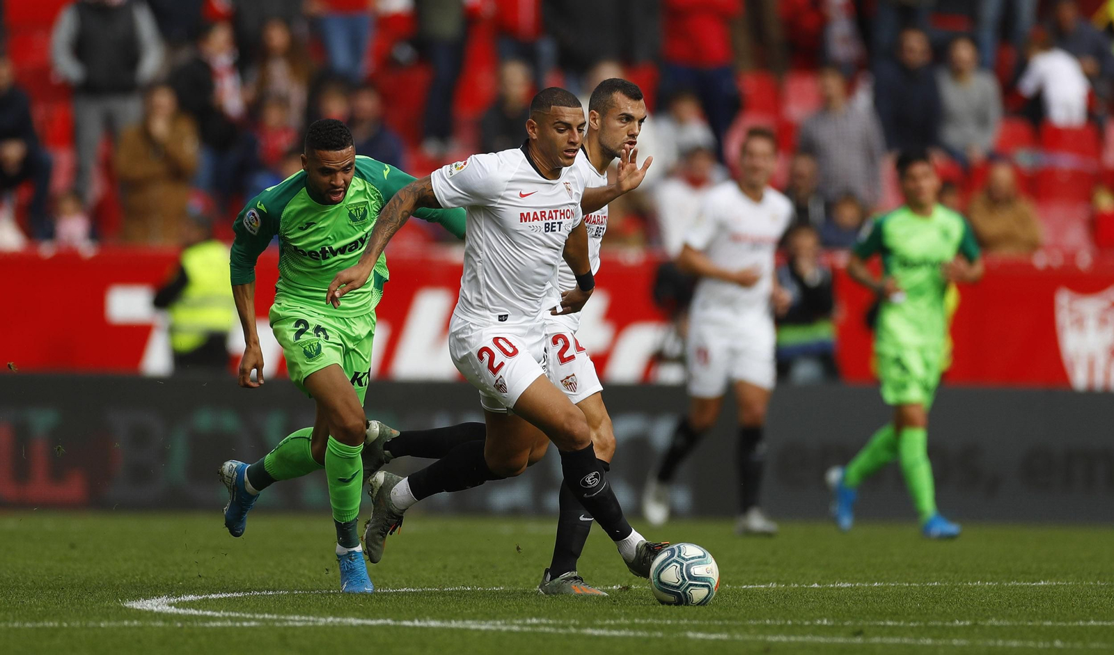 Las imágenes del Sevilla fc-Leganés