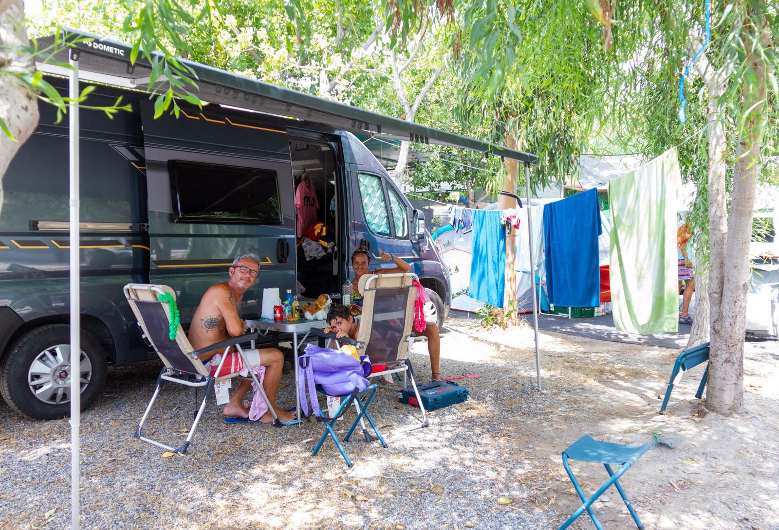 El turismo de camping supera los datos del año pasado en la costa de Granada