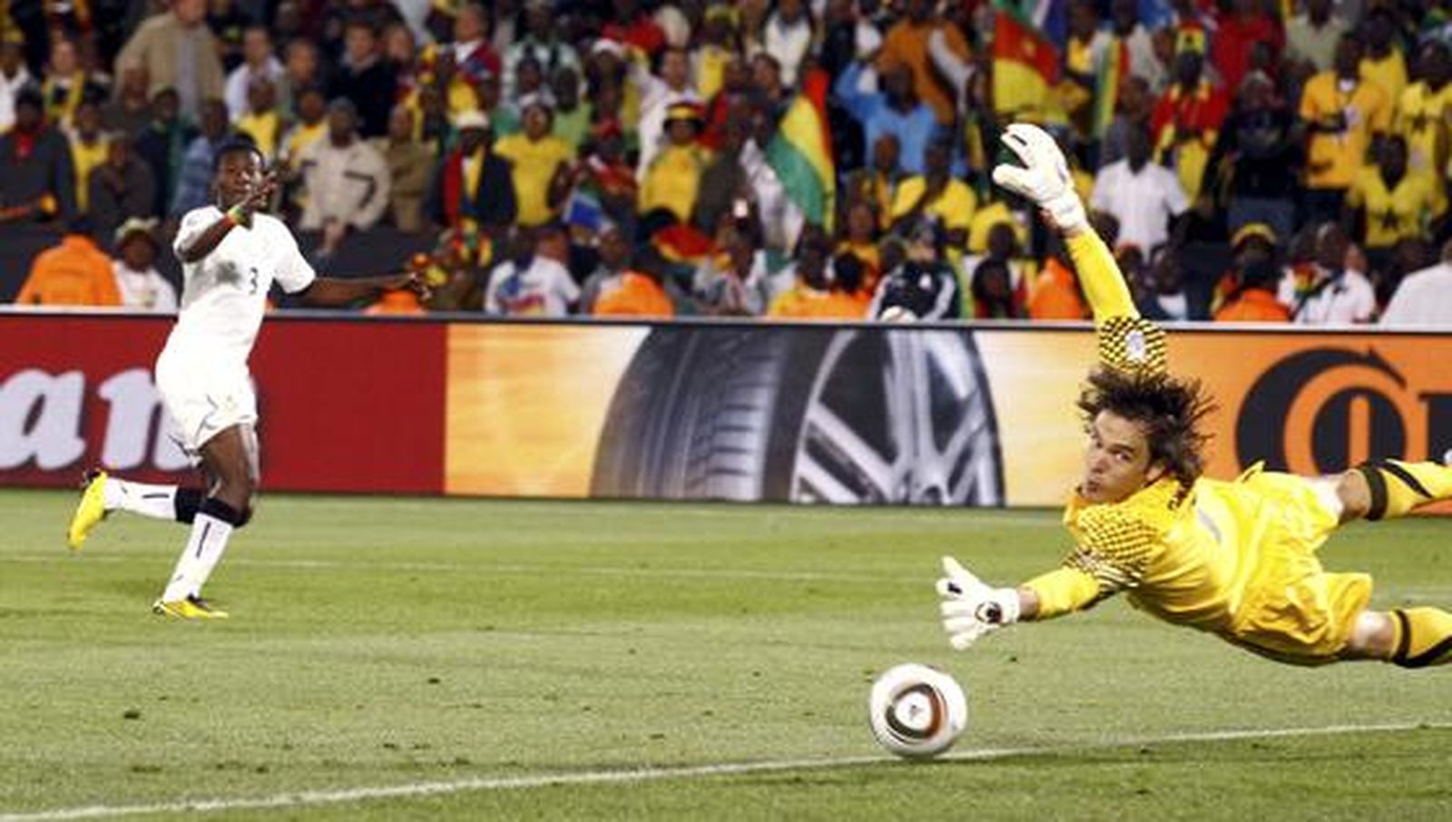 Ghana es la primera selección africana que gana en el Mundial de Sudáfrica. / Reuters