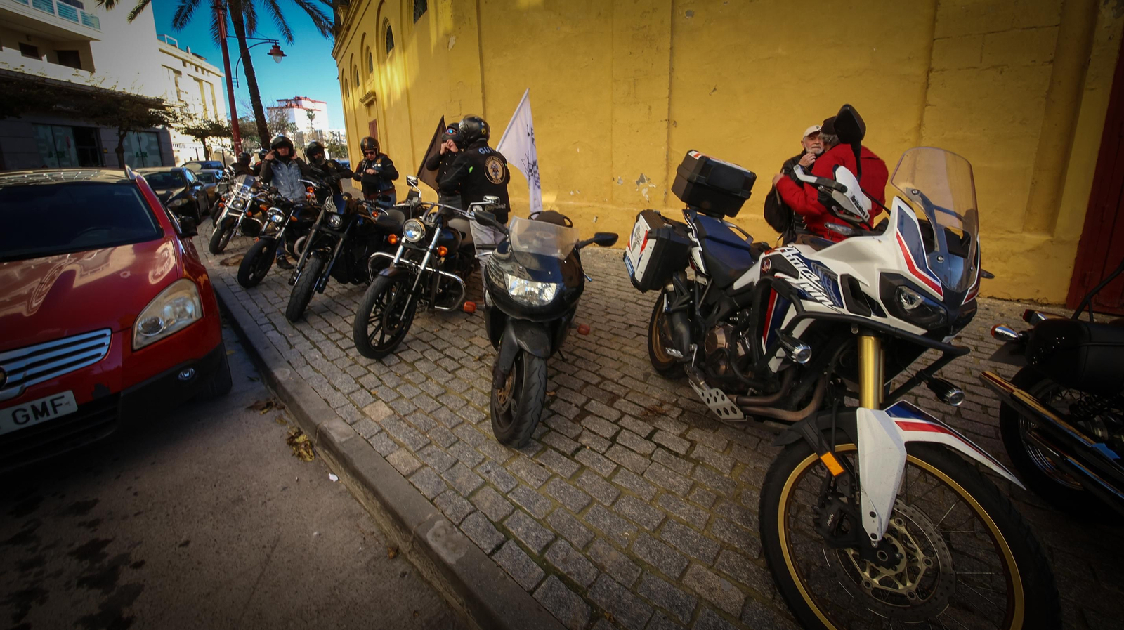 Búscate en la gran motorada solidaria celebrada en Jerez