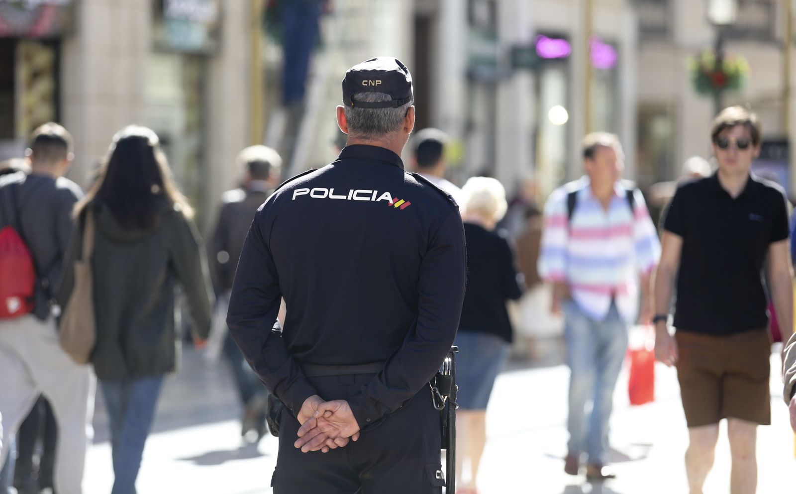 Un agente de Policía Nacional en una imagen de archivo.