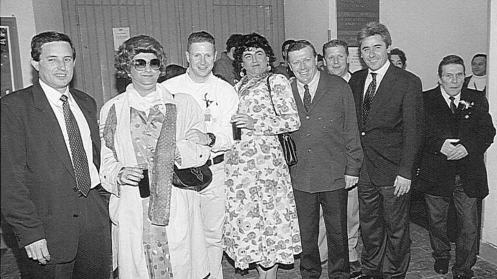 El duo Los Morancos en la final del Carnaval del Cádiz en 1996