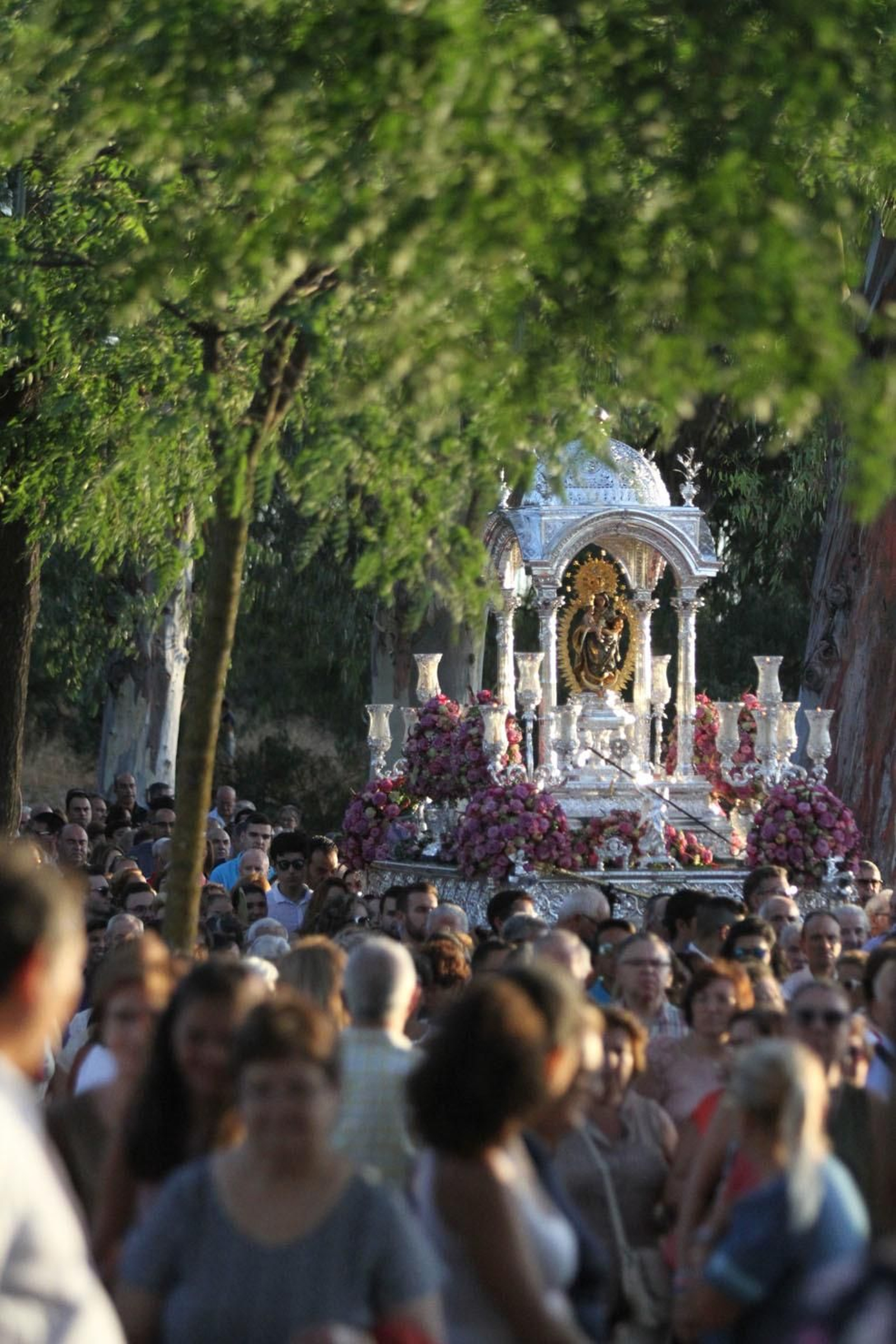 Imágenes de la bajada de La Cinta a la Catedral de La Merced