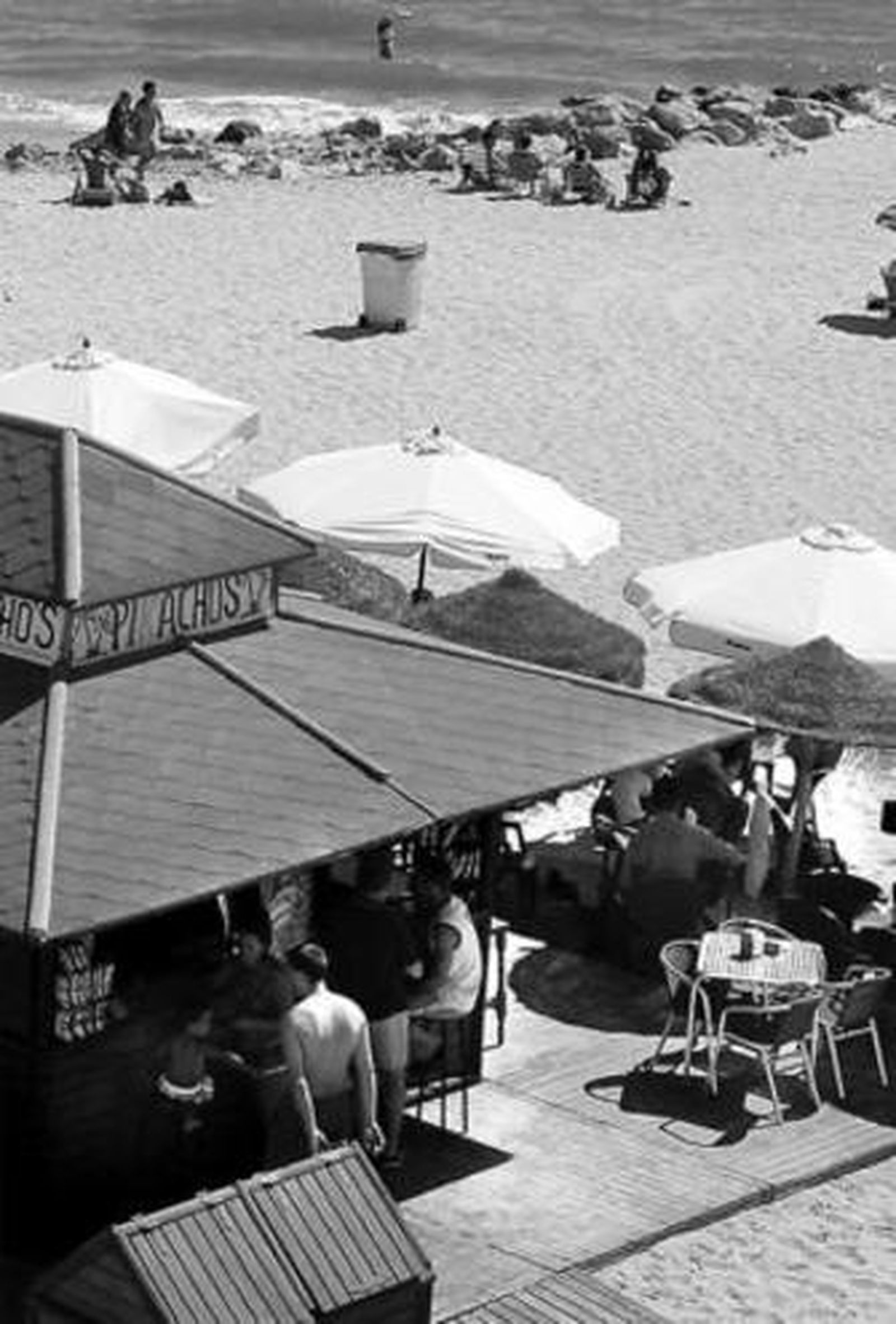Un chiringuito en las playas de Cádiz.