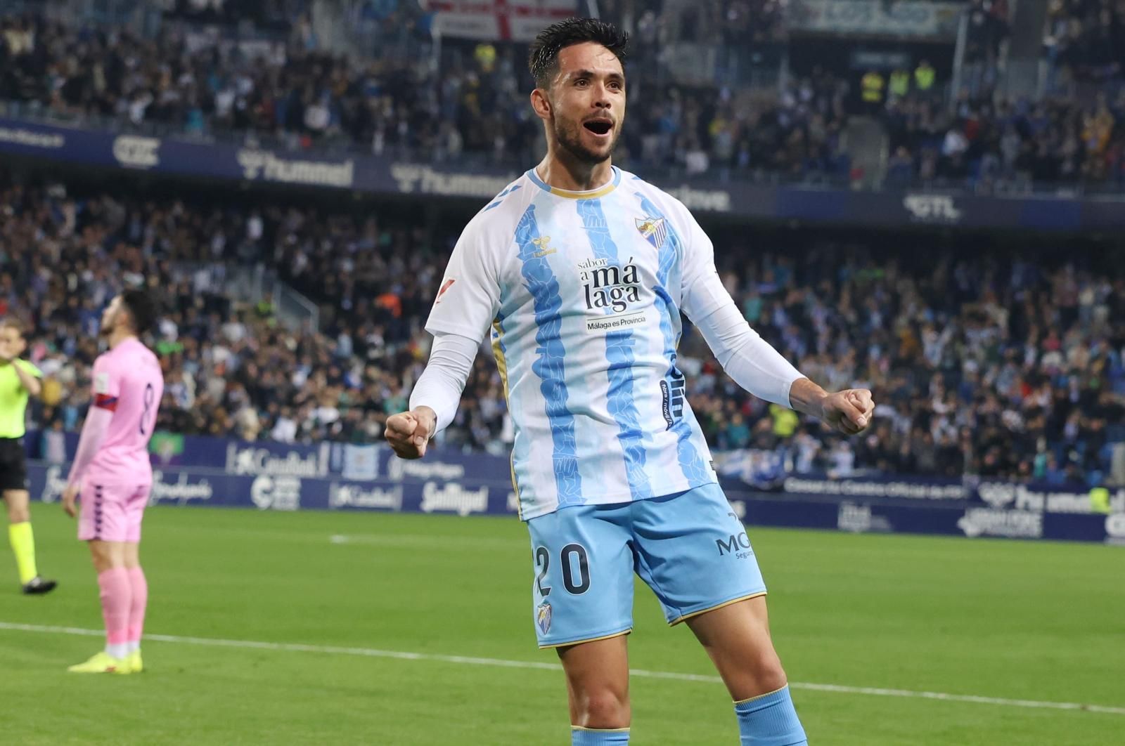 El Málaga CF-Eldense, en fotos