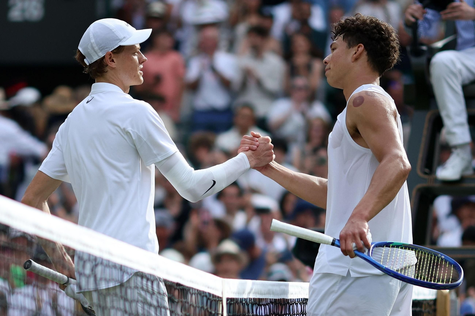 Las fotos de Wimbledon con las clasificaciones de Djokovic y Sinner