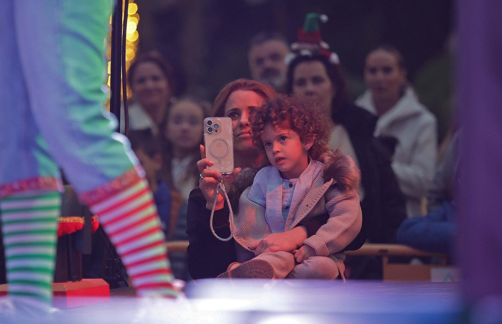 Las fotos del cantajuegos navideño en el Parque María Cristina de Algeciras