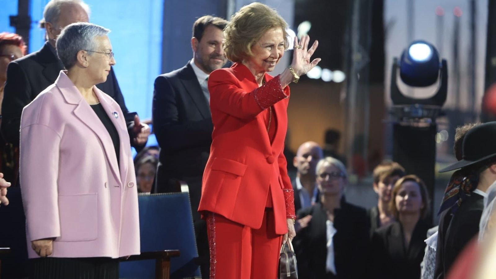 Doña Sofía en un reconocimiento hace nueve días en Palma de Mallorca