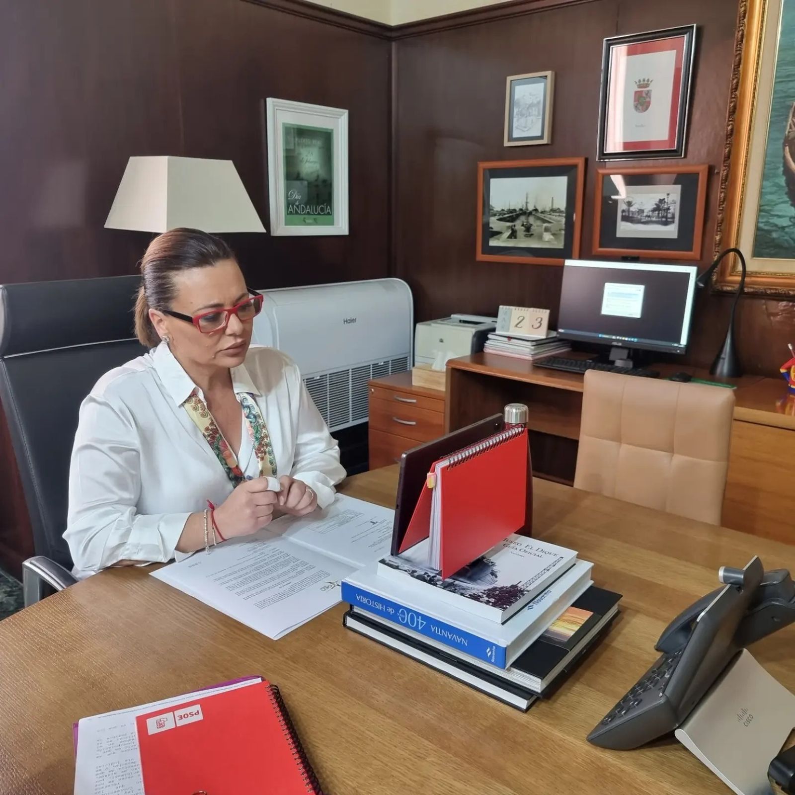 Elena Amaya, alcaldesa de Puerto Real