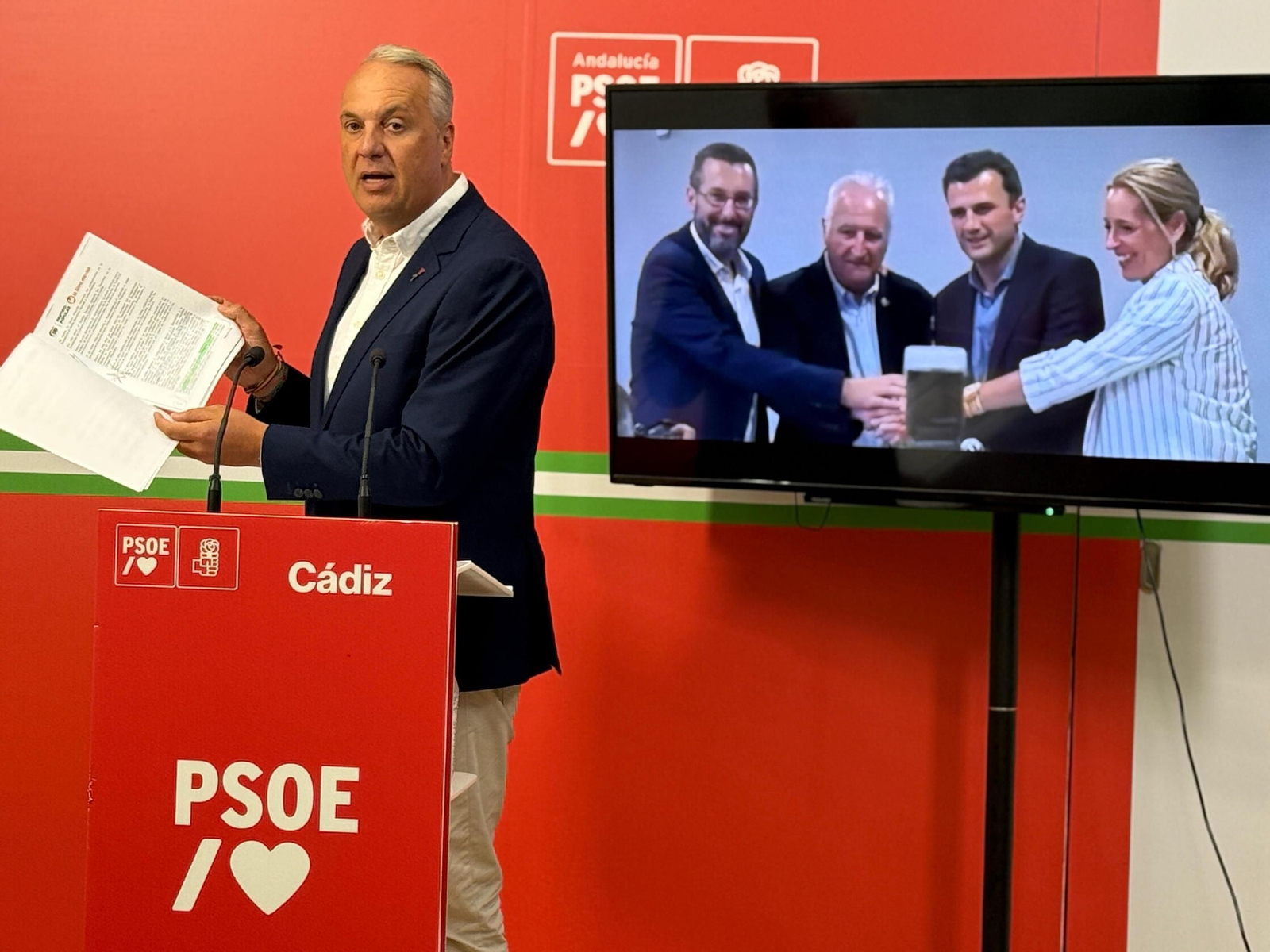 Juan Carlos Ruiz Boix, durante la rueda de prensa.