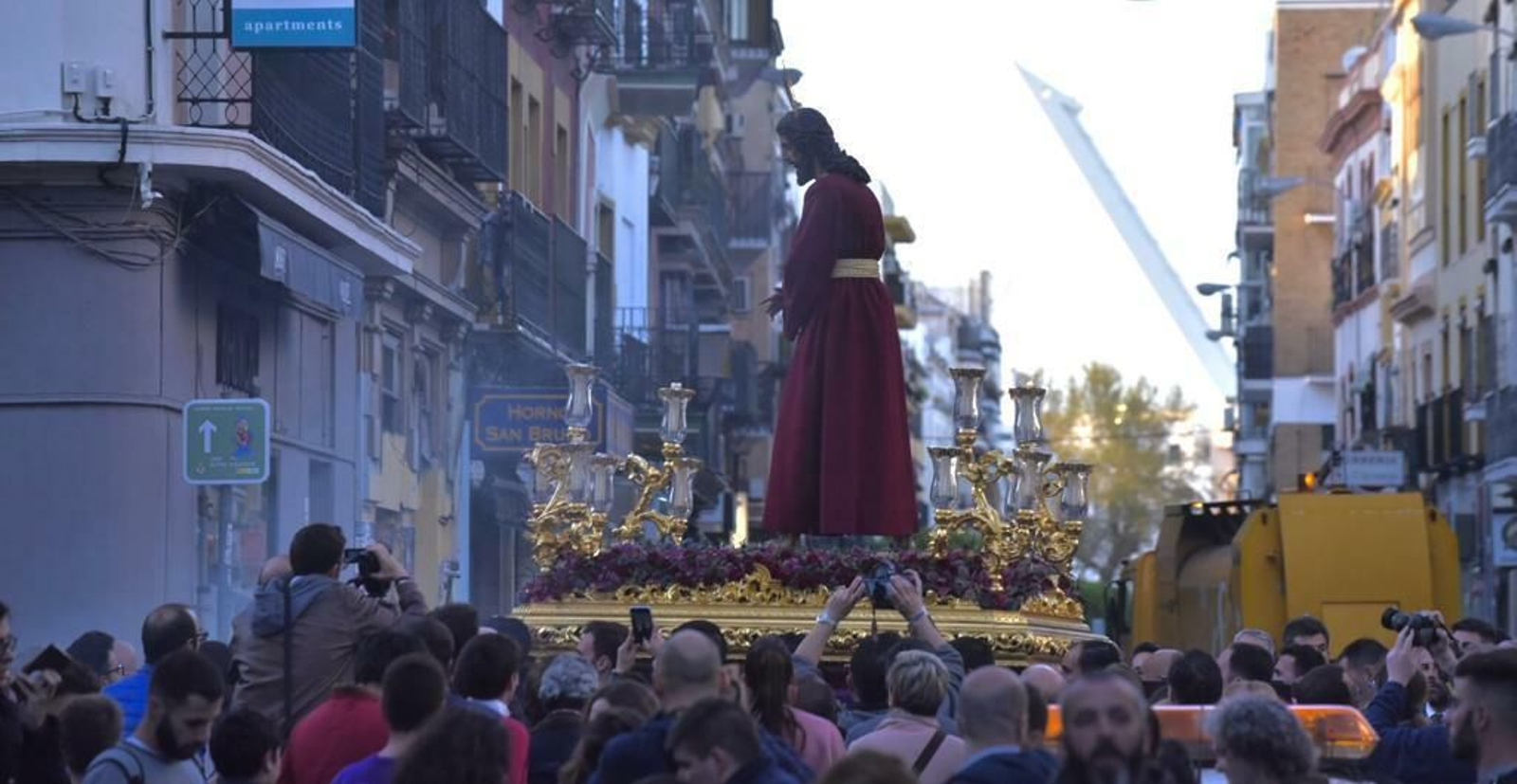 Las imágenes del  Vía Crucis extraordinario del Señor de la Paz del Carmen