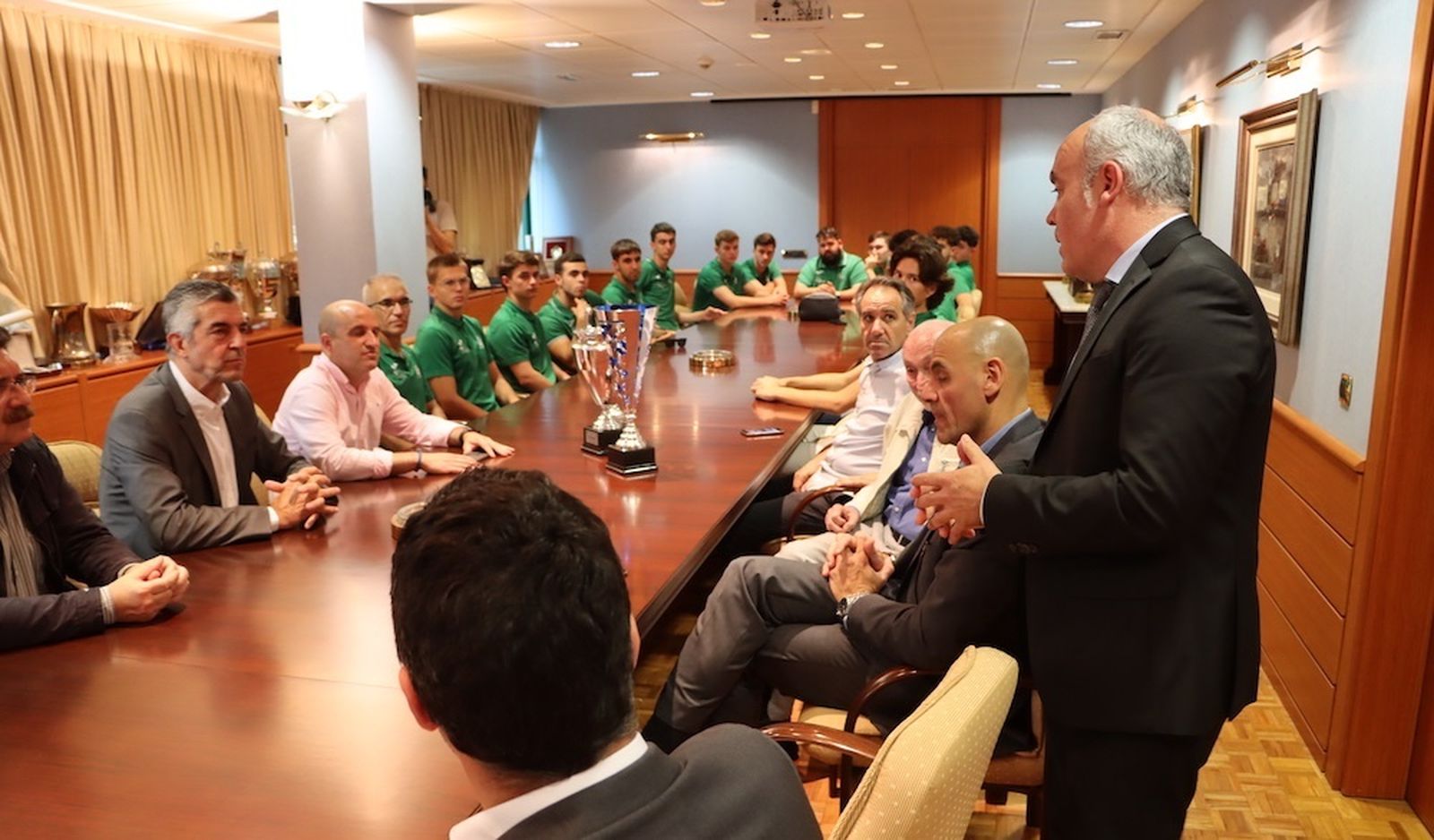 La agenda del conjunto almeriense ha estado apretada en los últimos días