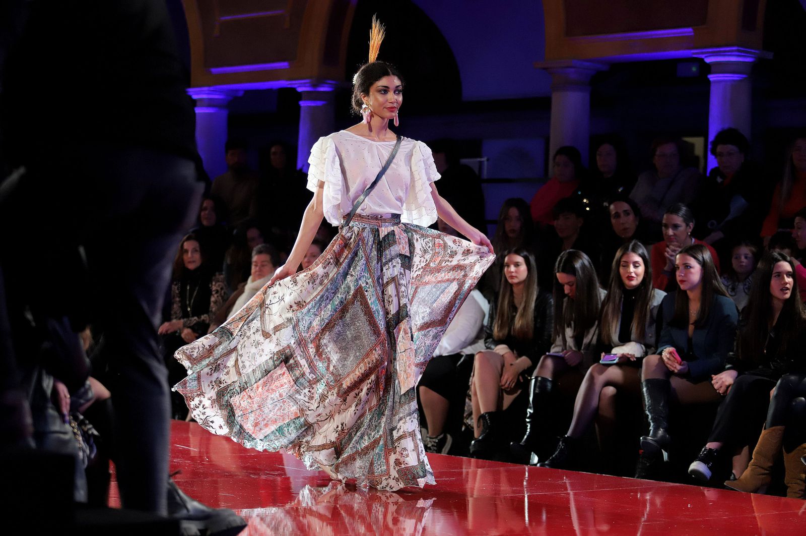 Huelva Flamenca 2023. Imágenes de la pasarela de moda flamenca de la modista Adelina Infante