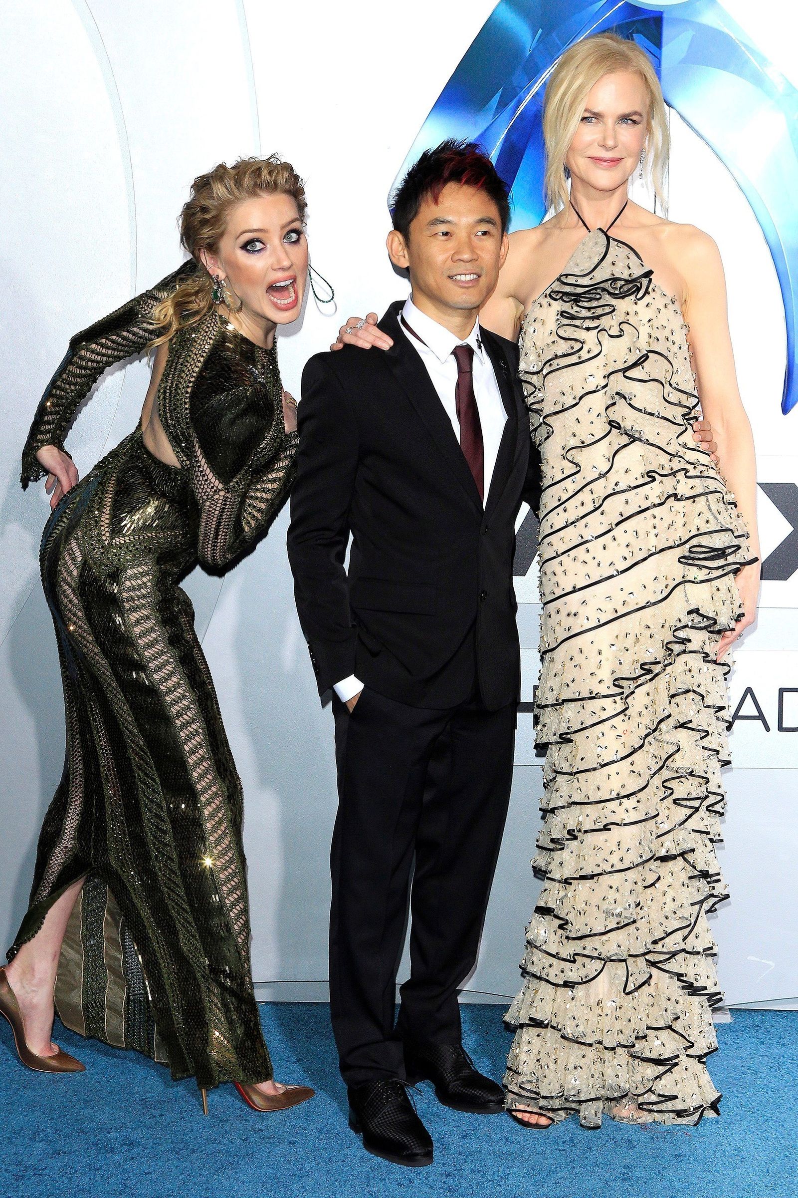 El reparto de 'Aquaman' resplandece en Los Ángeles