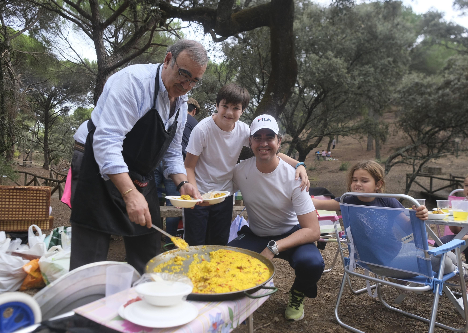 Los peroles por San Rafael en Los Villares, en imágenes