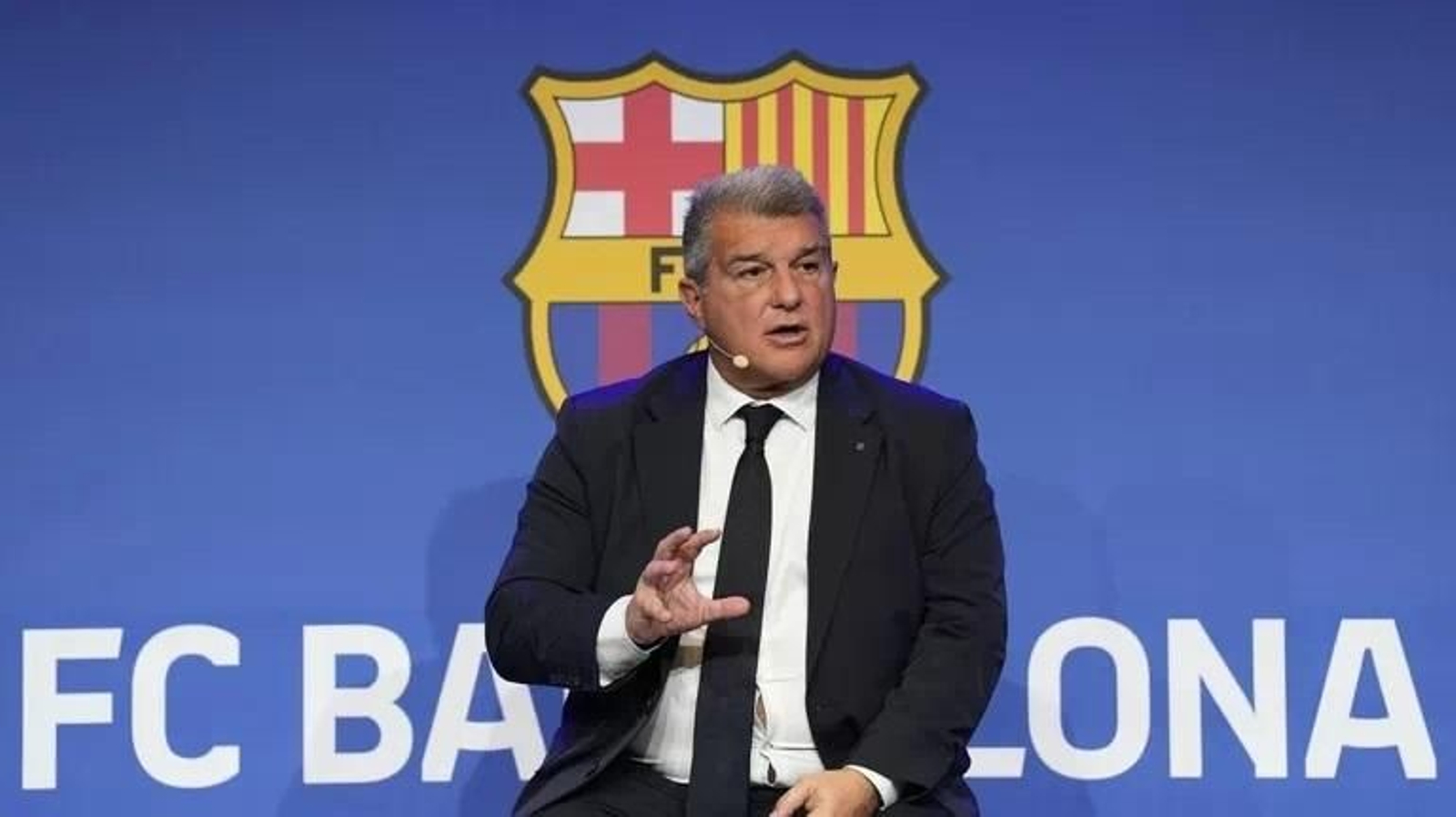 Joan Laporta, actual presidente del club azulgrana.