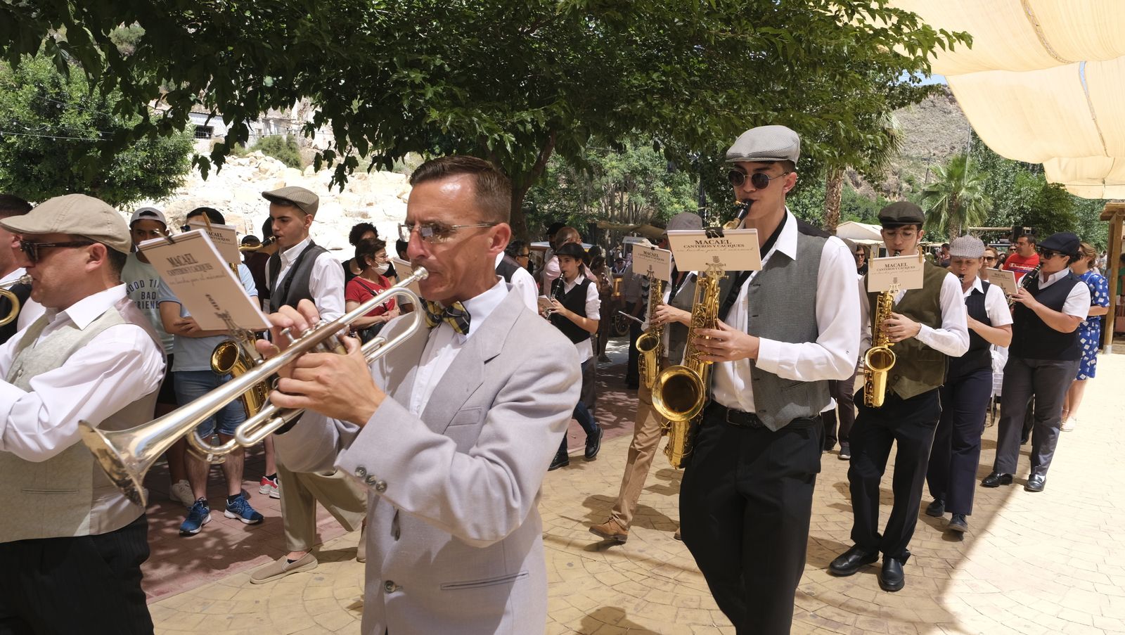 Imágenes de la recreación histórica Canteros y Caciques de Macael