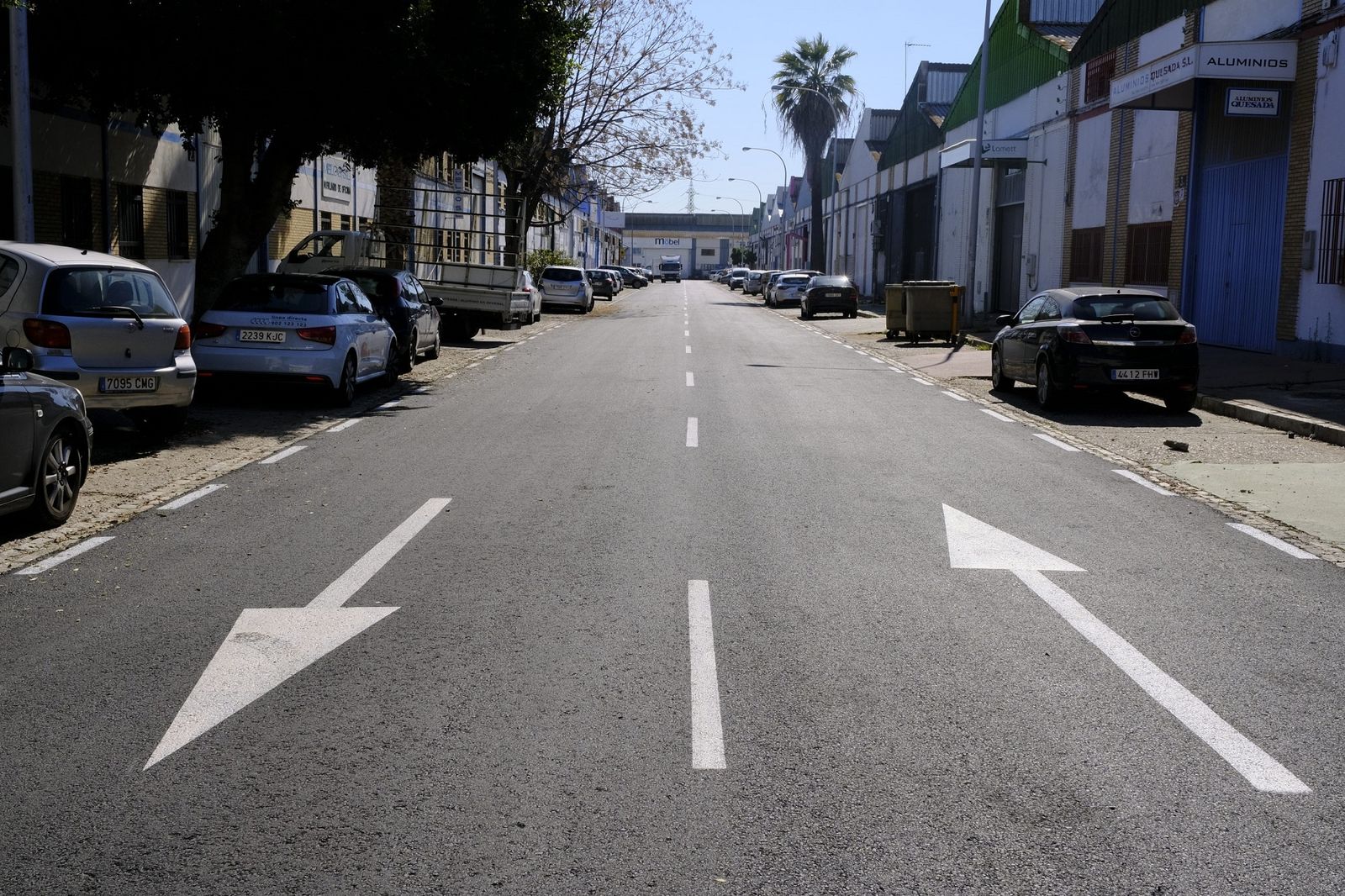 Concluyen las obras de las calzadas del Parque Empresarial Store