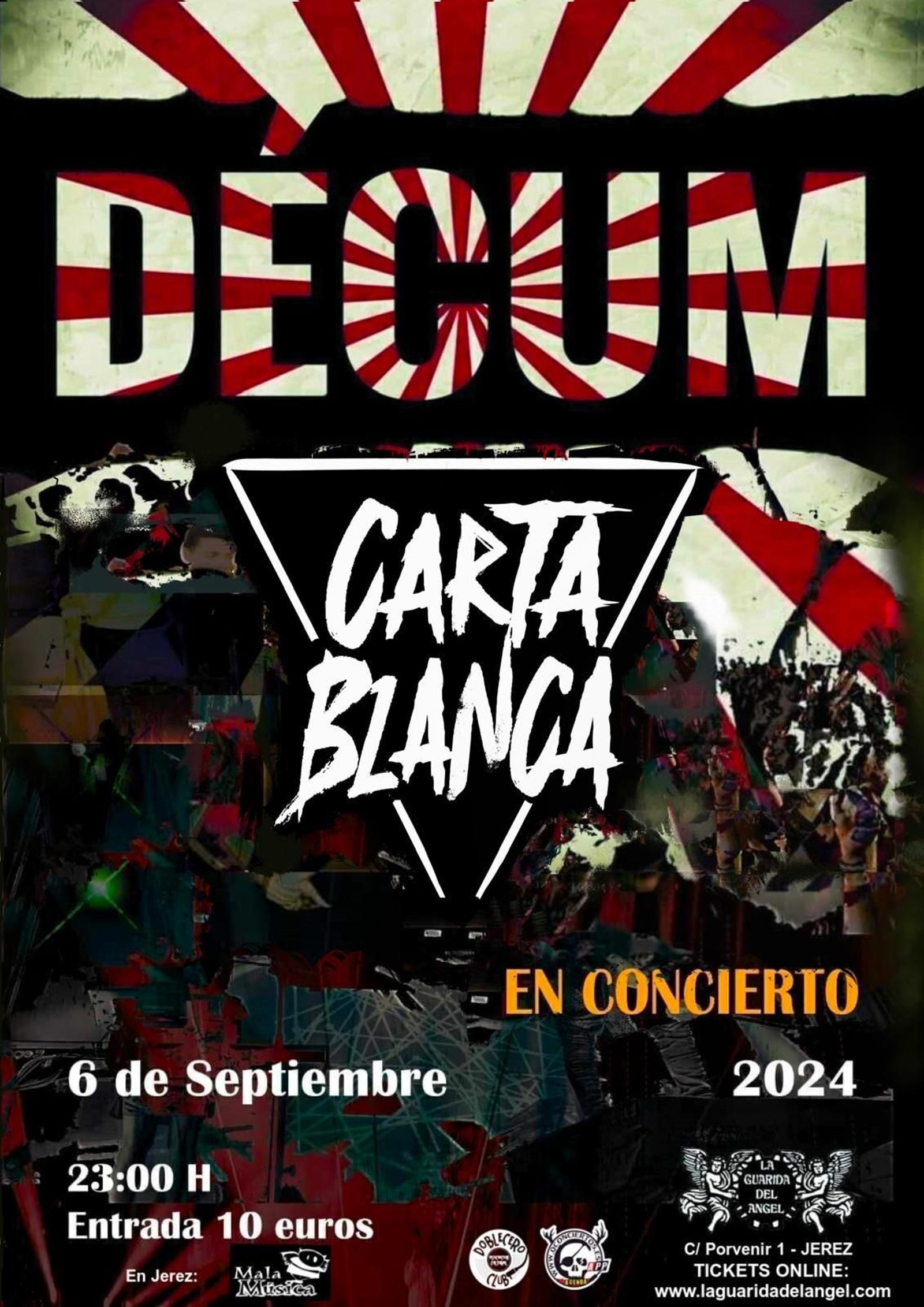 Cartel del concierto del viernes 6 en La Guarida del Ángel. Cartel del concierto del viernes 6 en La Guarida del Ángel.