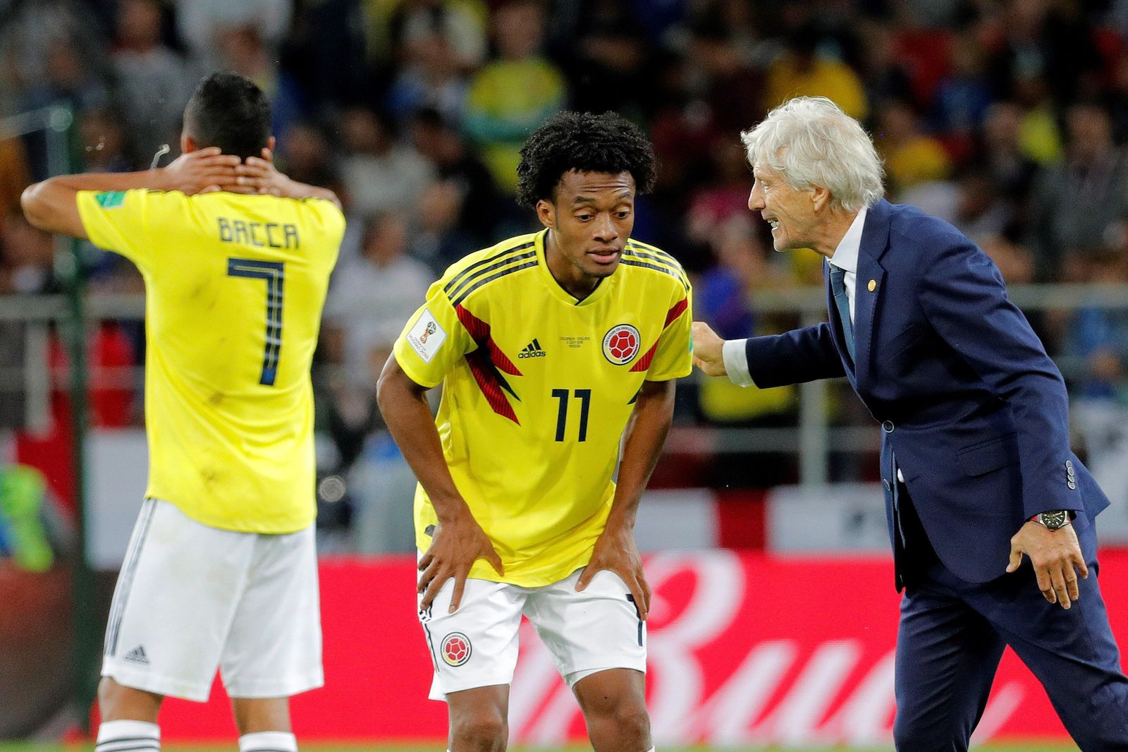 Las imágenes del Colombia-Inglaterra