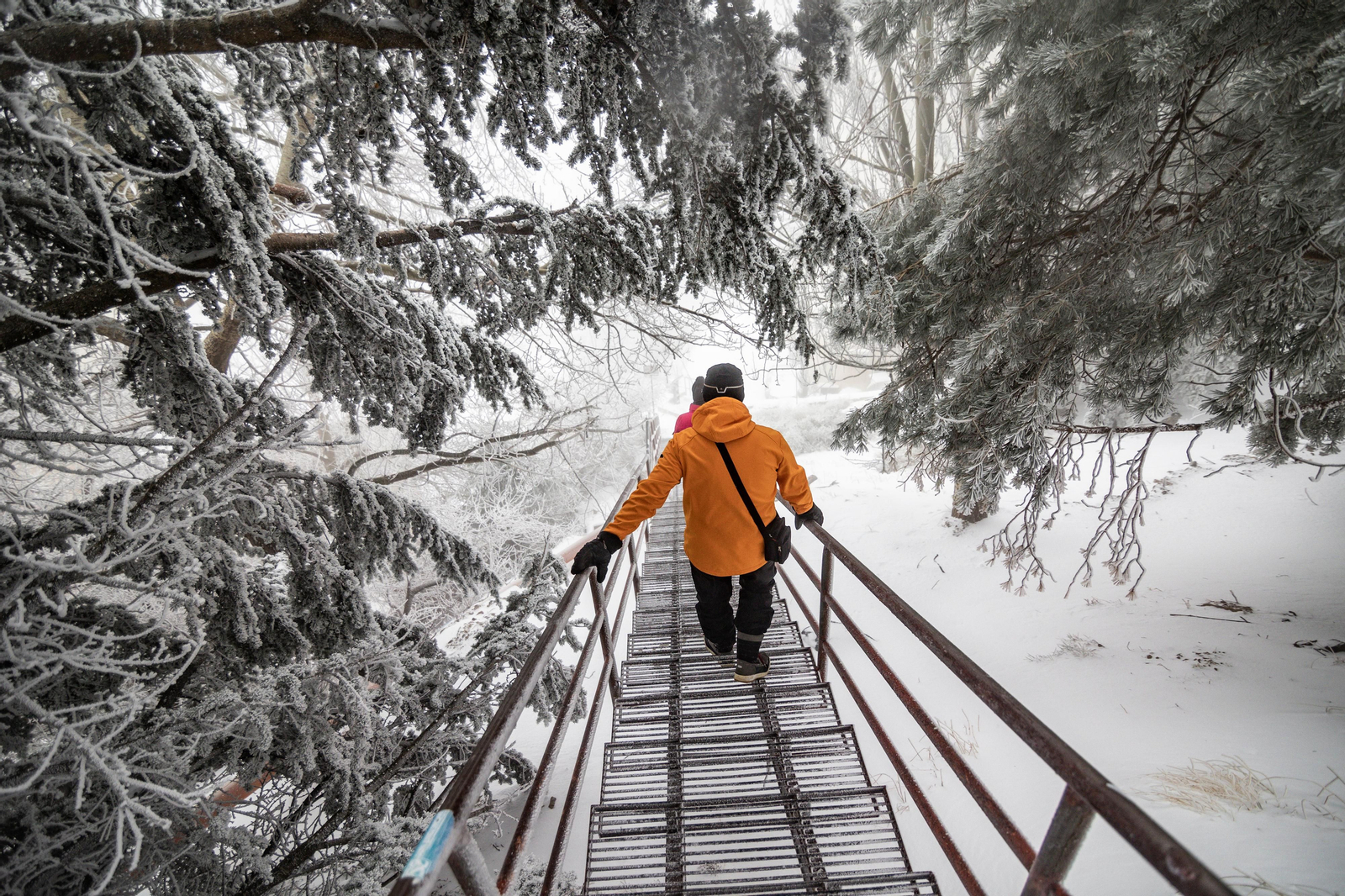 La copiosa nevada registrada en Sierra Nevada, en imágenes