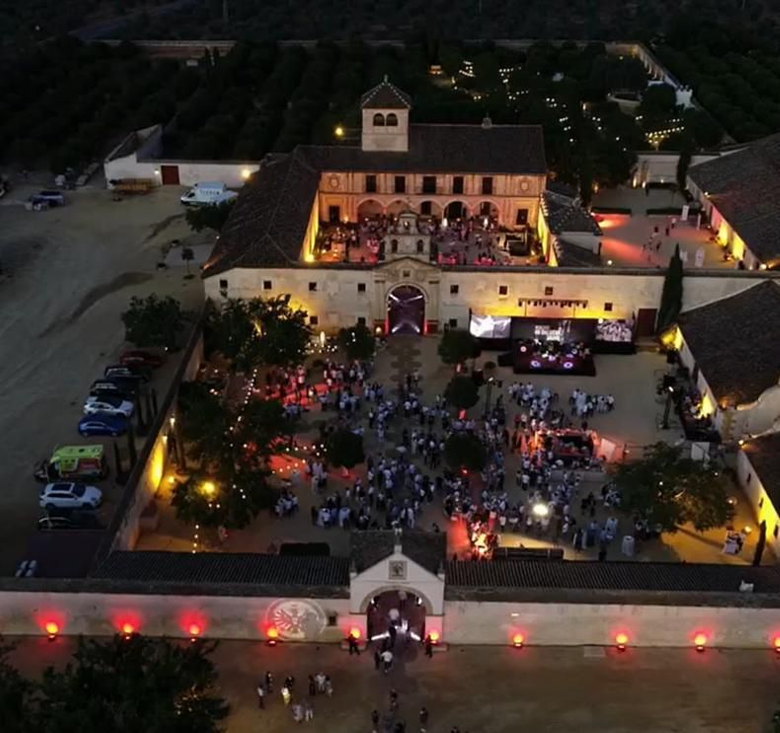 Vista aérea de la Hacienda la Soledad