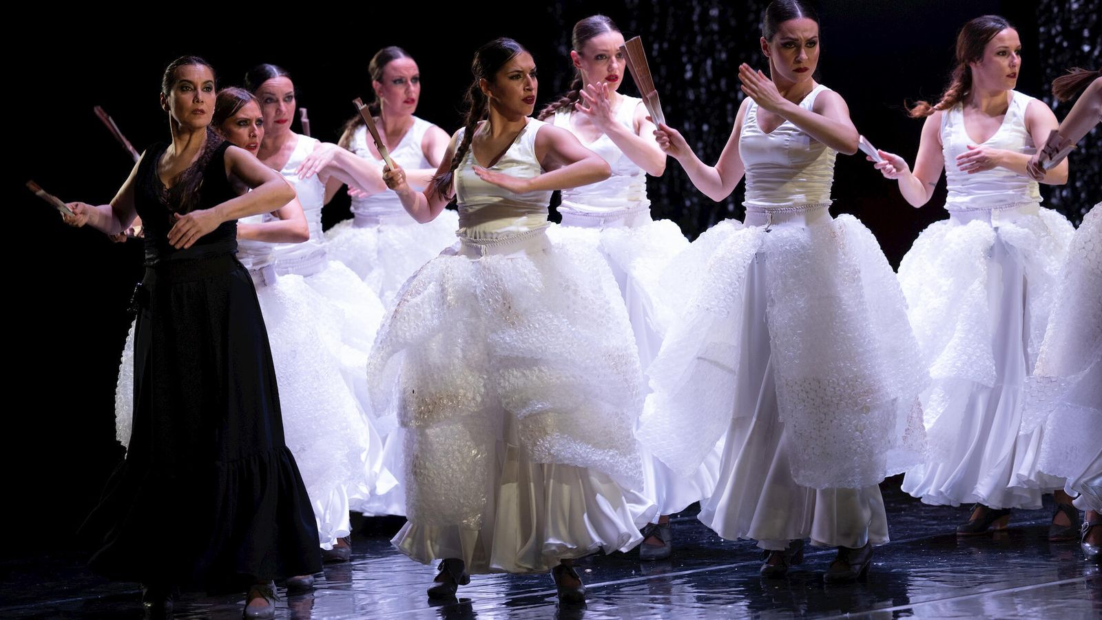 Un momento de 'Nocturna', la última aportación de Rafaela al Festival de Jerez.