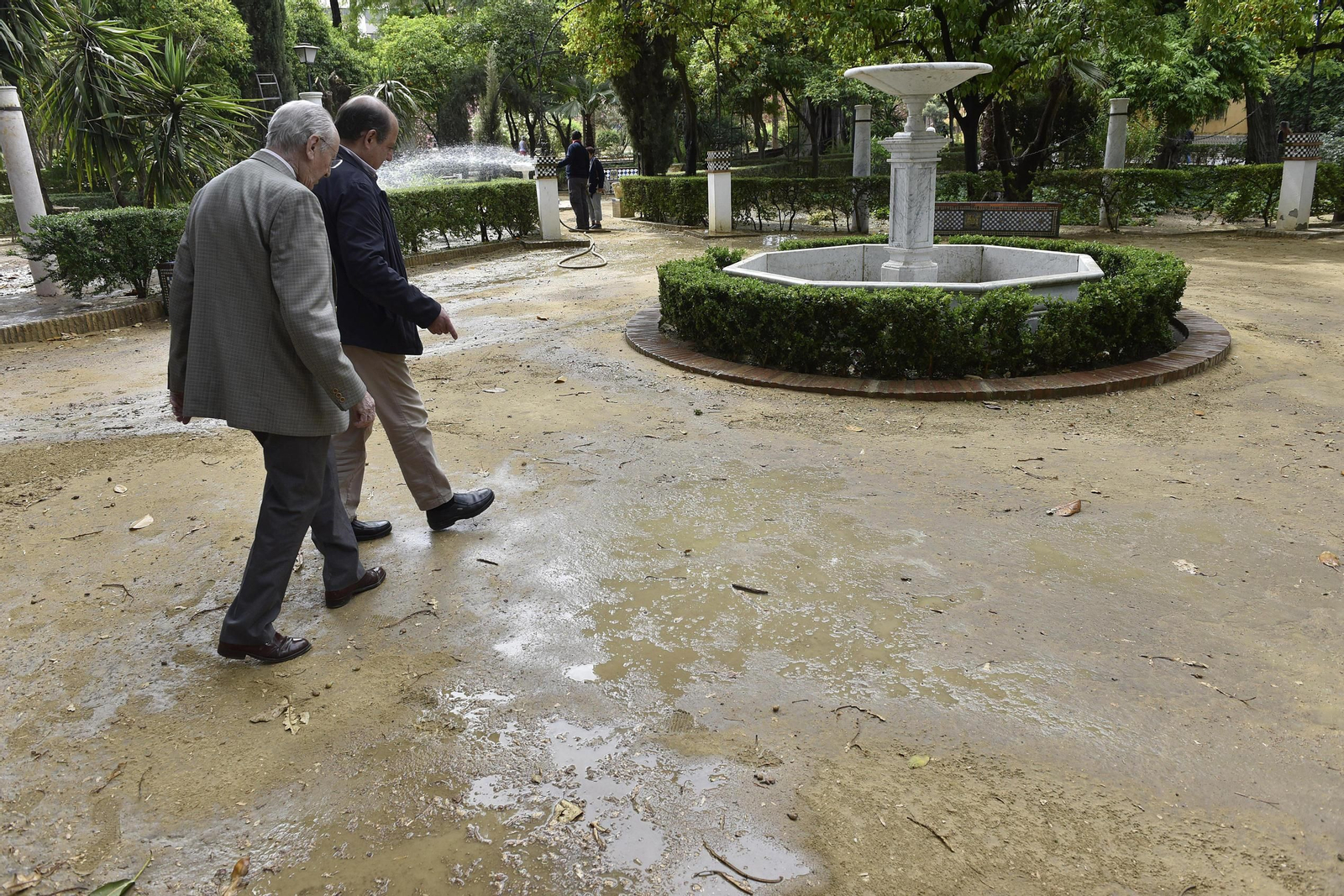 El estado de los Jardines de Murillo, en imágenes