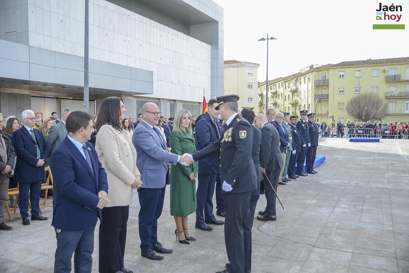 Celebración del bicentenario de la Policía Nacional en Jaén.