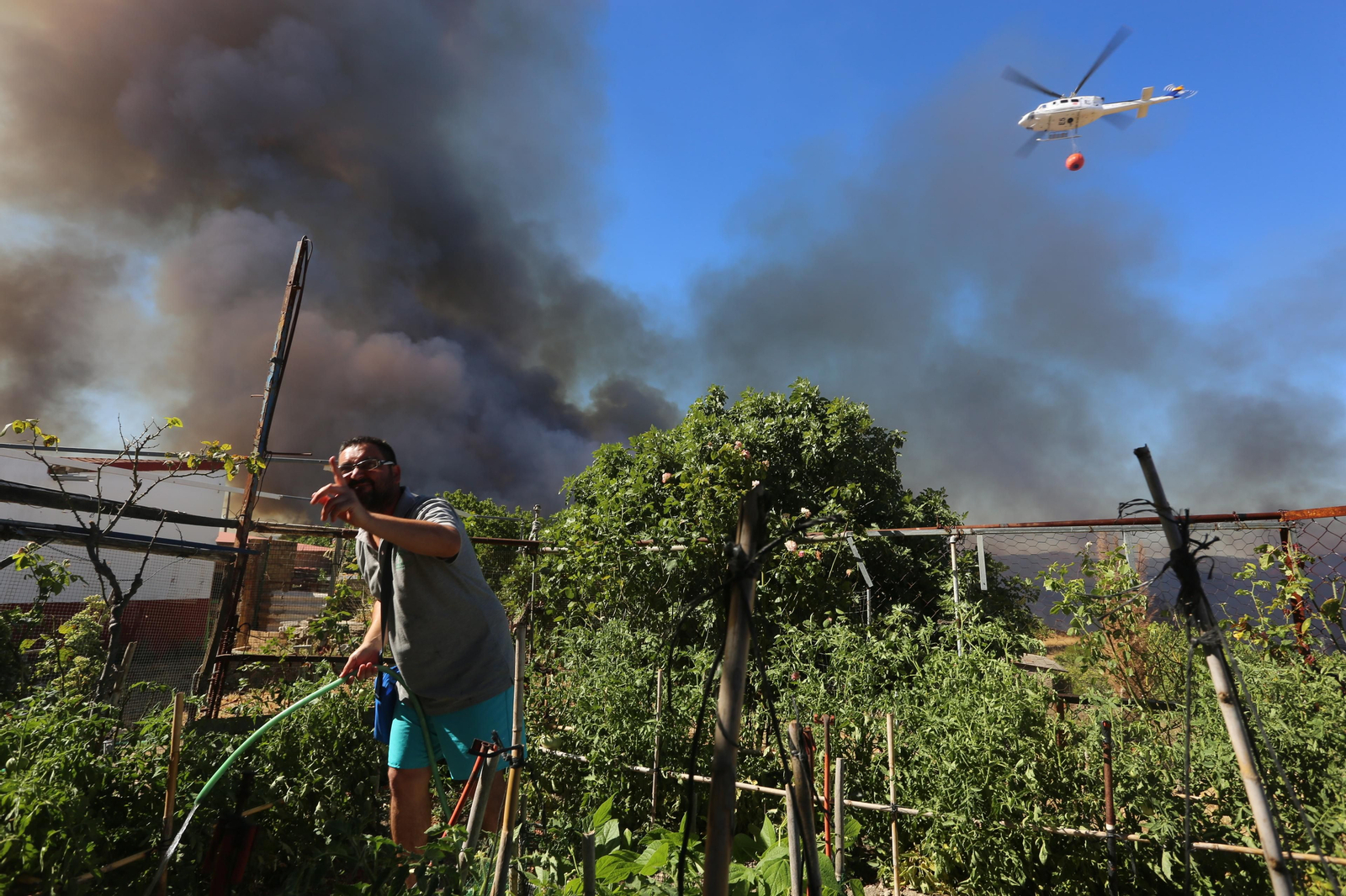 El incendio de Riotinto en imágenes