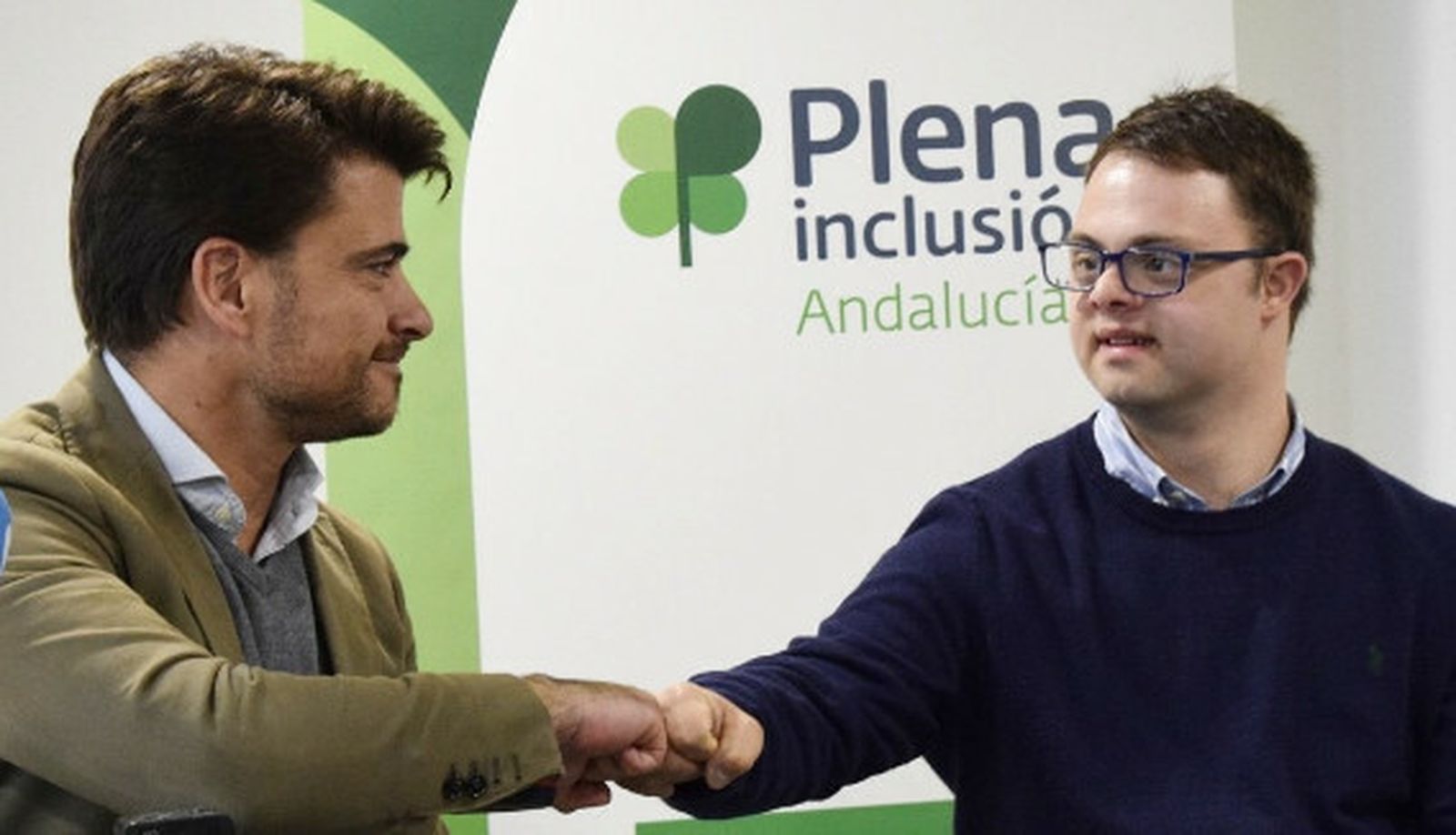 Beltrán Pérez, a la izquierda, con Carlos López-Saez Riba.