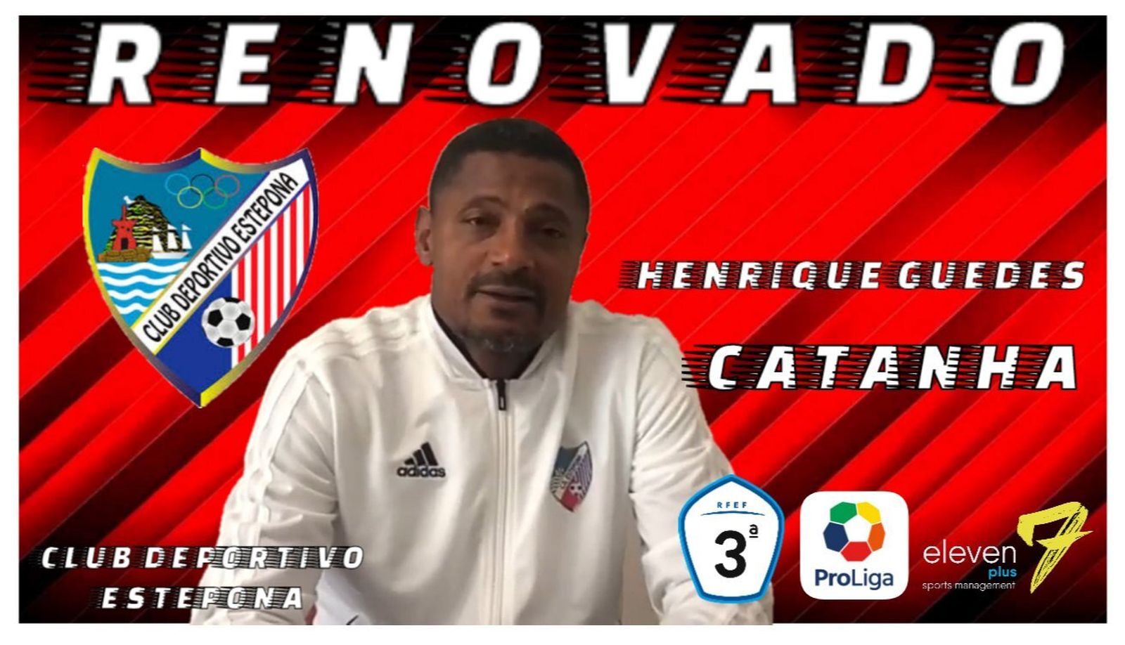 Catanha, en su renovación con el Estepona.