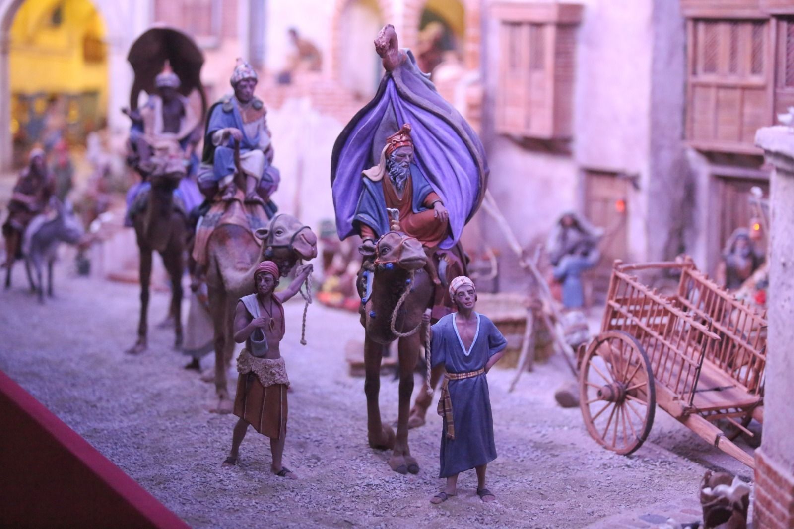 El Belén monumental hebreo que puede verse en el Archivo Municipal de Málaga esta Navidad (fotos)