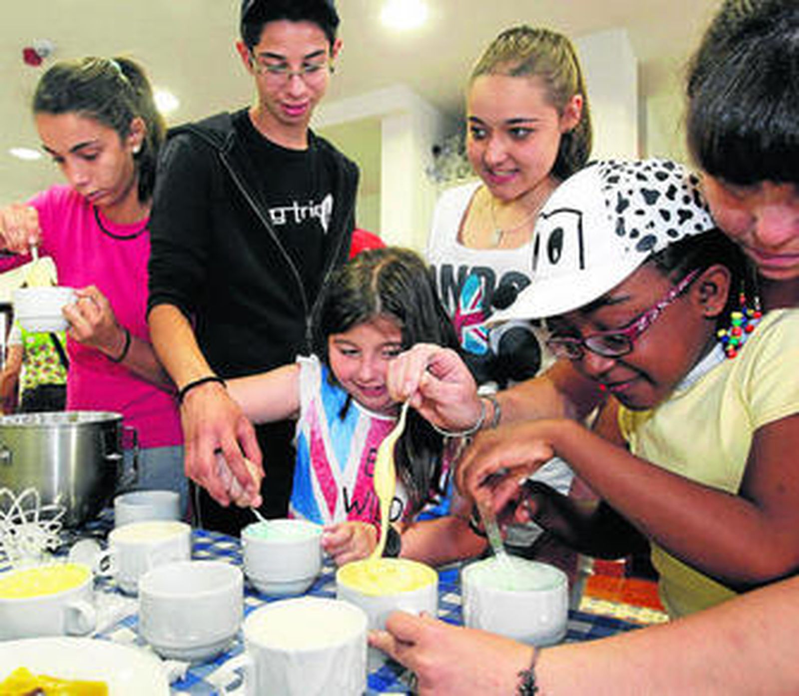 Convivencia en el campamento de Solórzano, Cantabria.