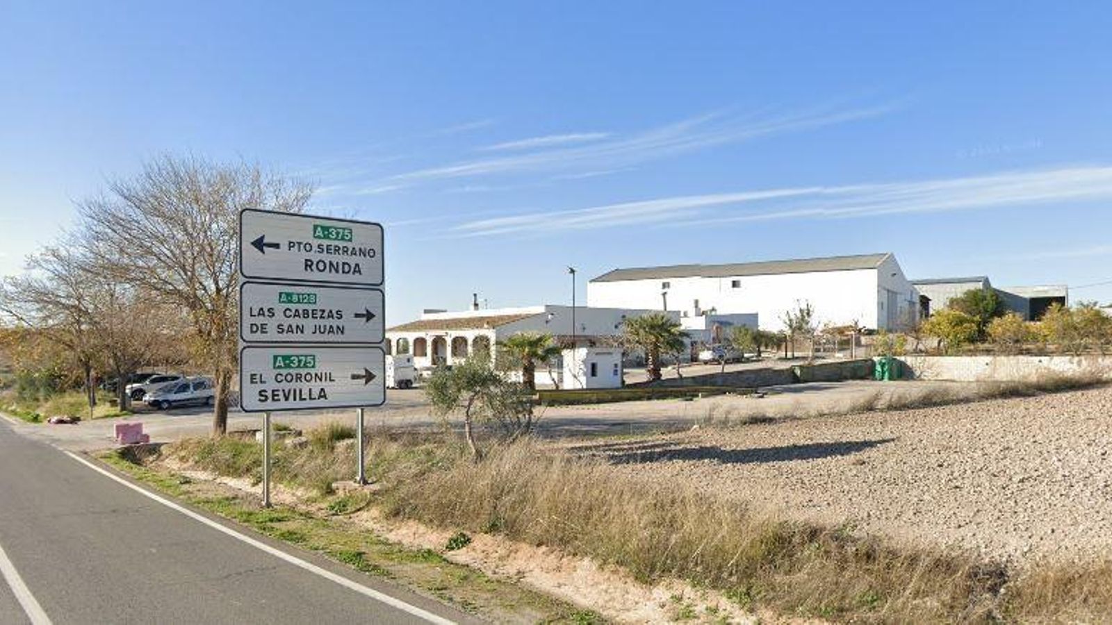 El acusado fue interceptado en el aparcamiento de esta venta, muy cerca de Montellano.