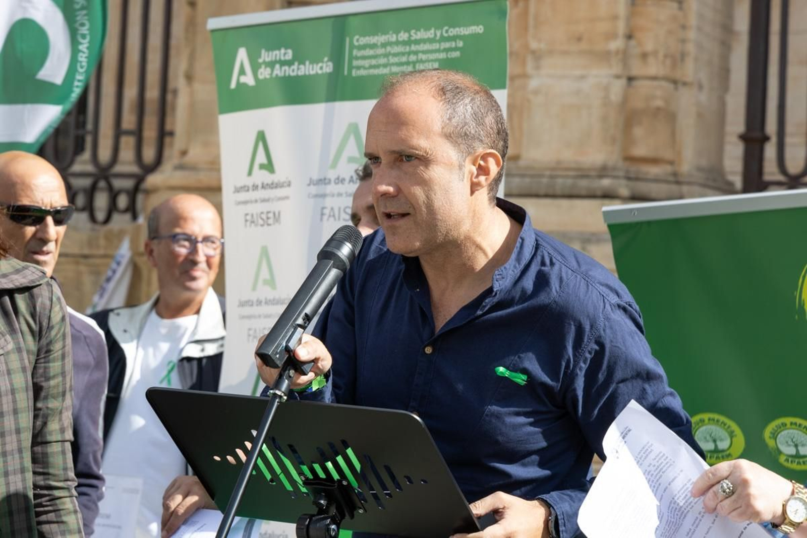 Marcha organizada con motivo del Día Mundial de la Salud Mental, en imágenes