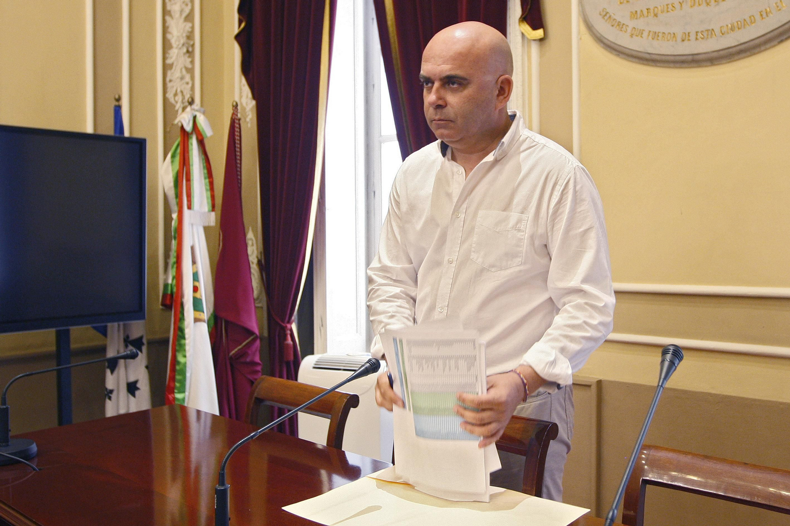 El concejal de Economía y Hacienda, David Navarro.