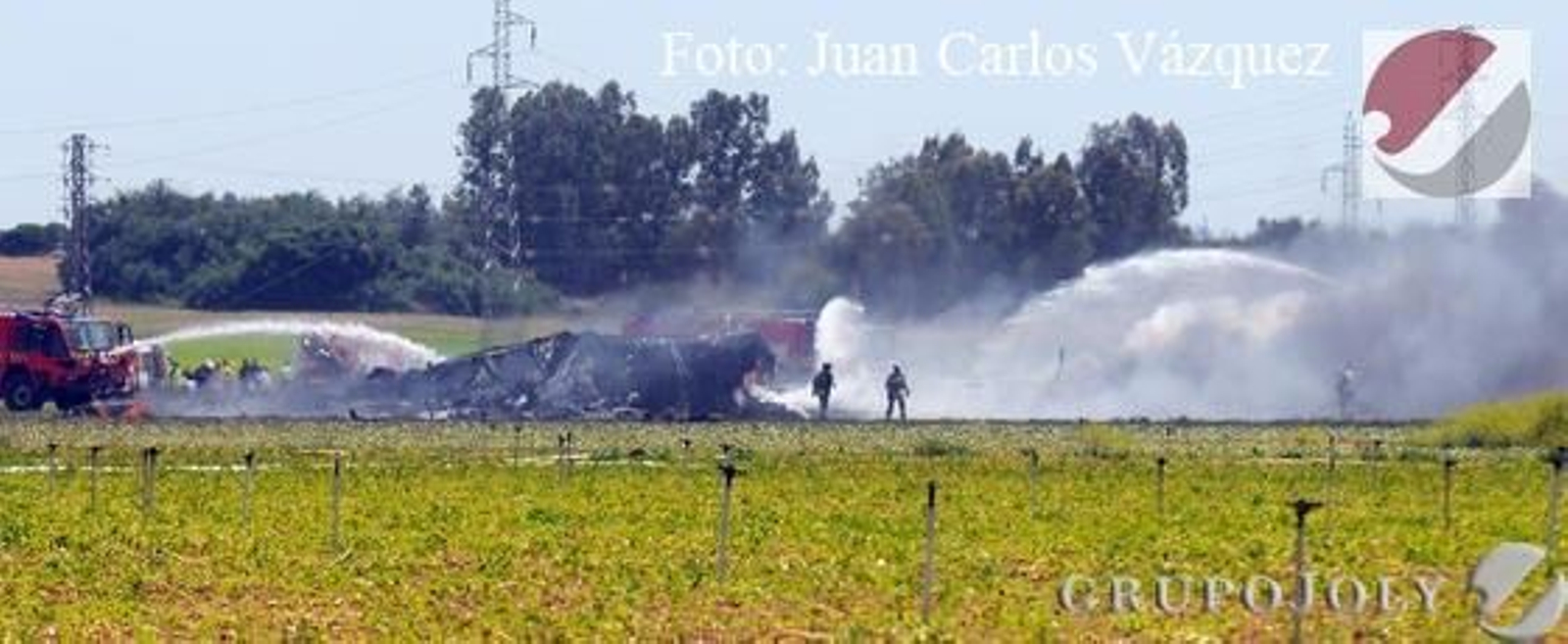 Las imágenes del accidente del A400M