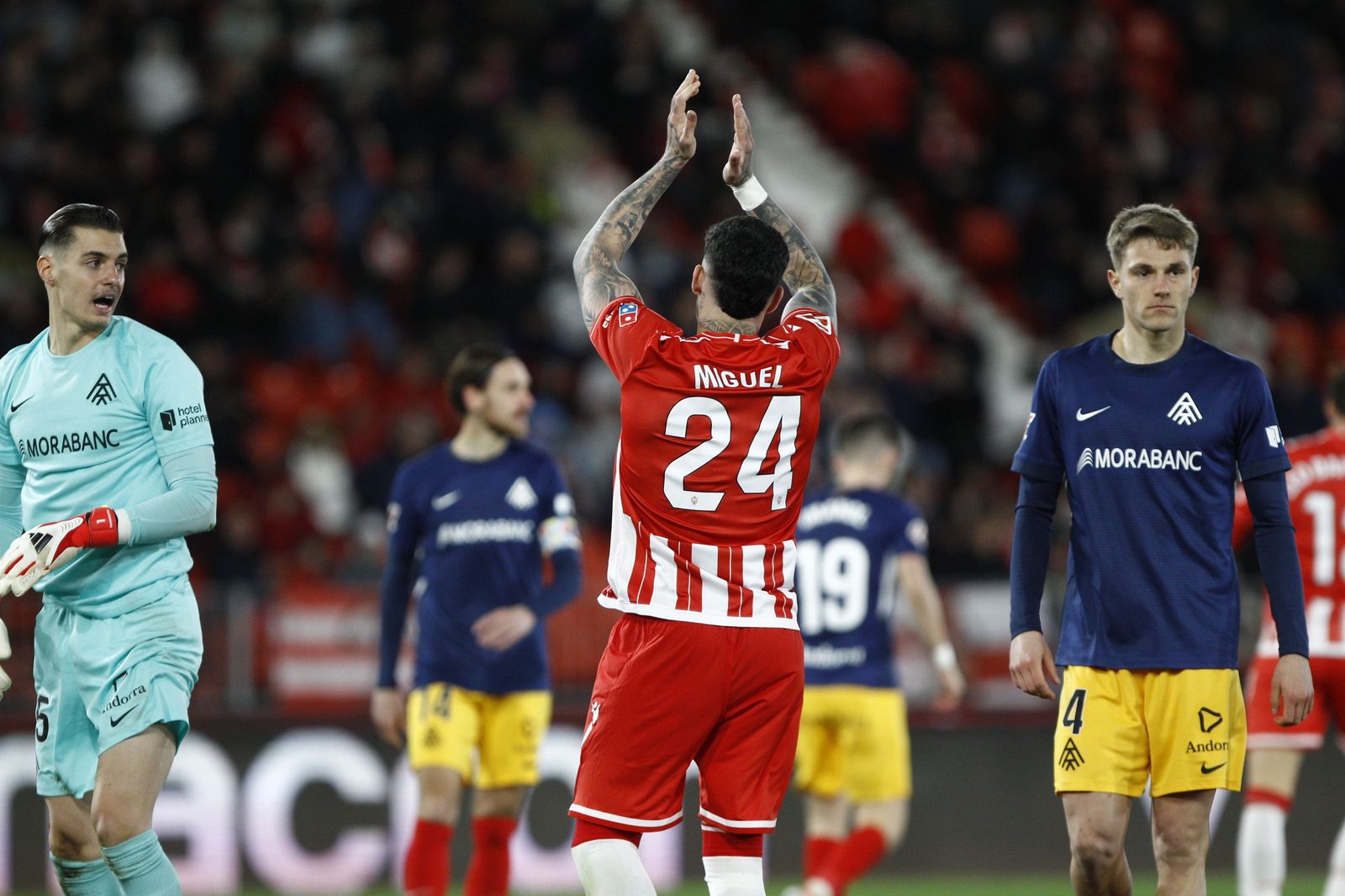 Las imágenes del partido U.D. Almería - F.C. Andorra