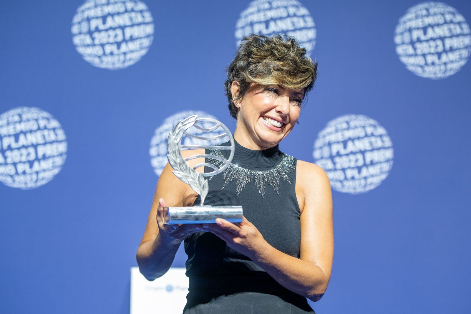 La ganadora del Premio Planeta Sonsoles Ónega.