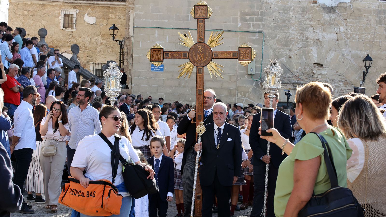 Procesión de regreso de la Virgen de la Estrella Coronada en Jerez