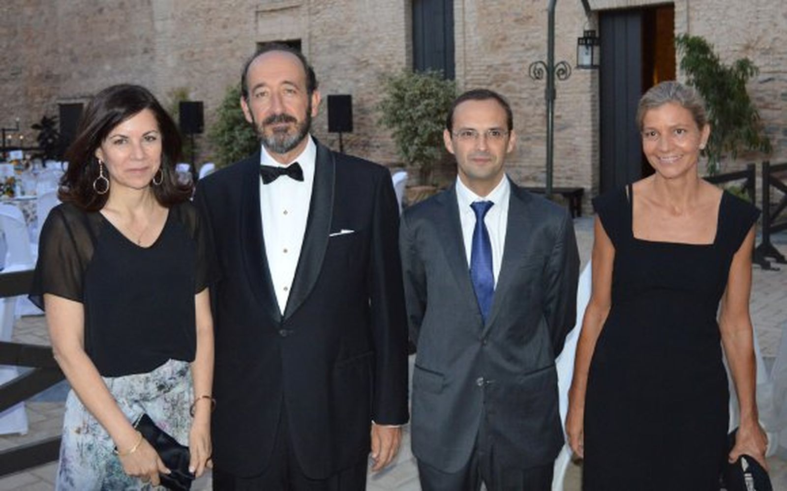 La embajadora de Panamá Mercedes de la Guardia con Alvaro Taboada de Zuñiga, Víctor Mora y María Caballo.

Foto: Ignacio Casas de Ciria