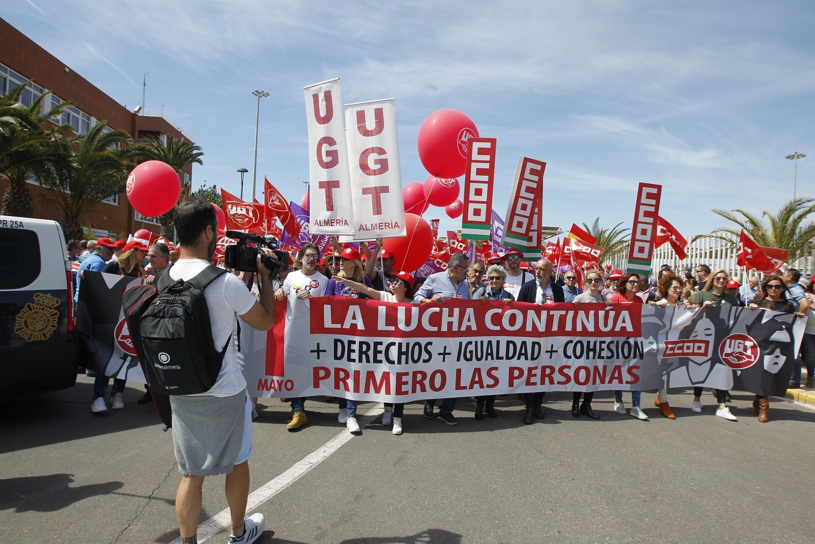 Fotogalería Manifestación del Primero de Mayo. Día Internacional de los Trabajadores. Almería