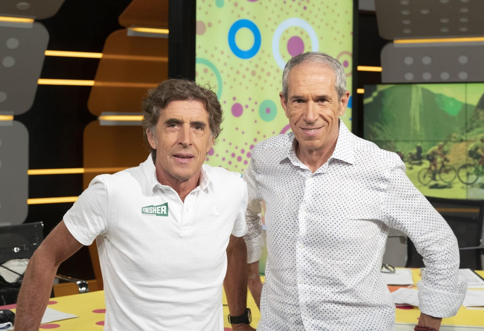 Pedro Delgado y Carlos de Andrés, narradores del Tour de Francia