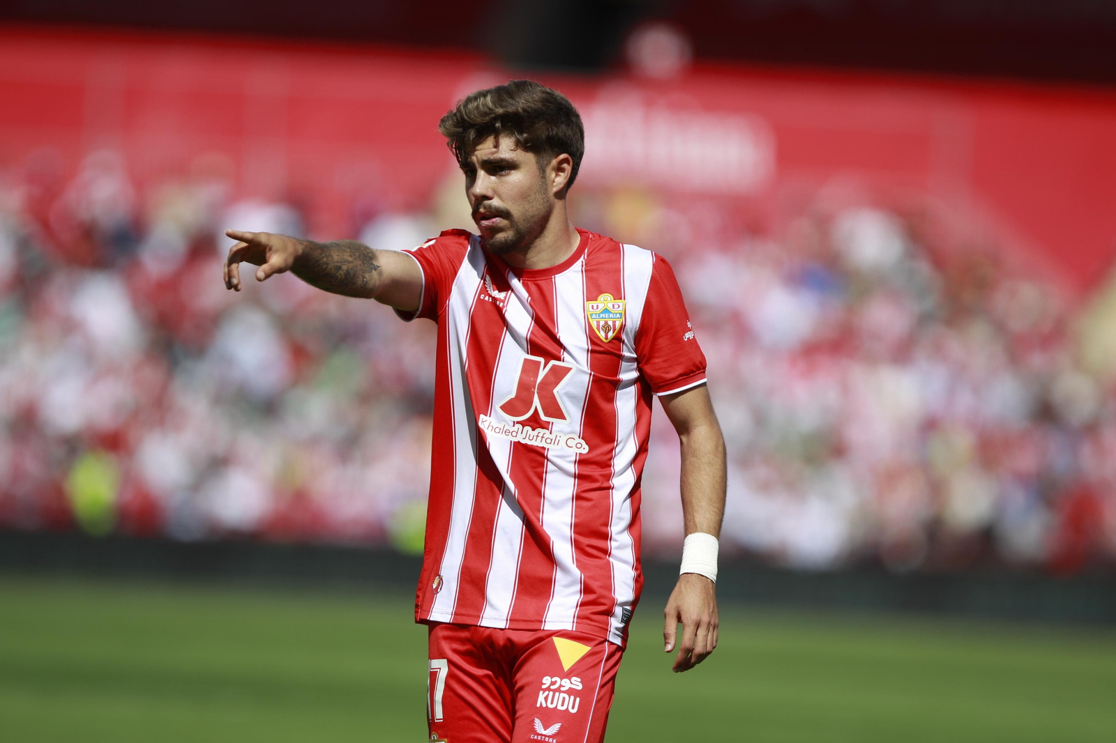 Imágenes del partido de la Liga Santander U.D. Almería-Cádiz C.F.