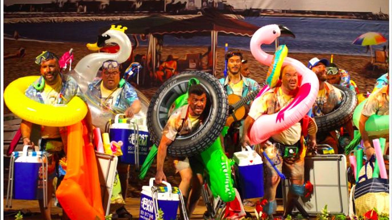 La murga Los de Huelin.