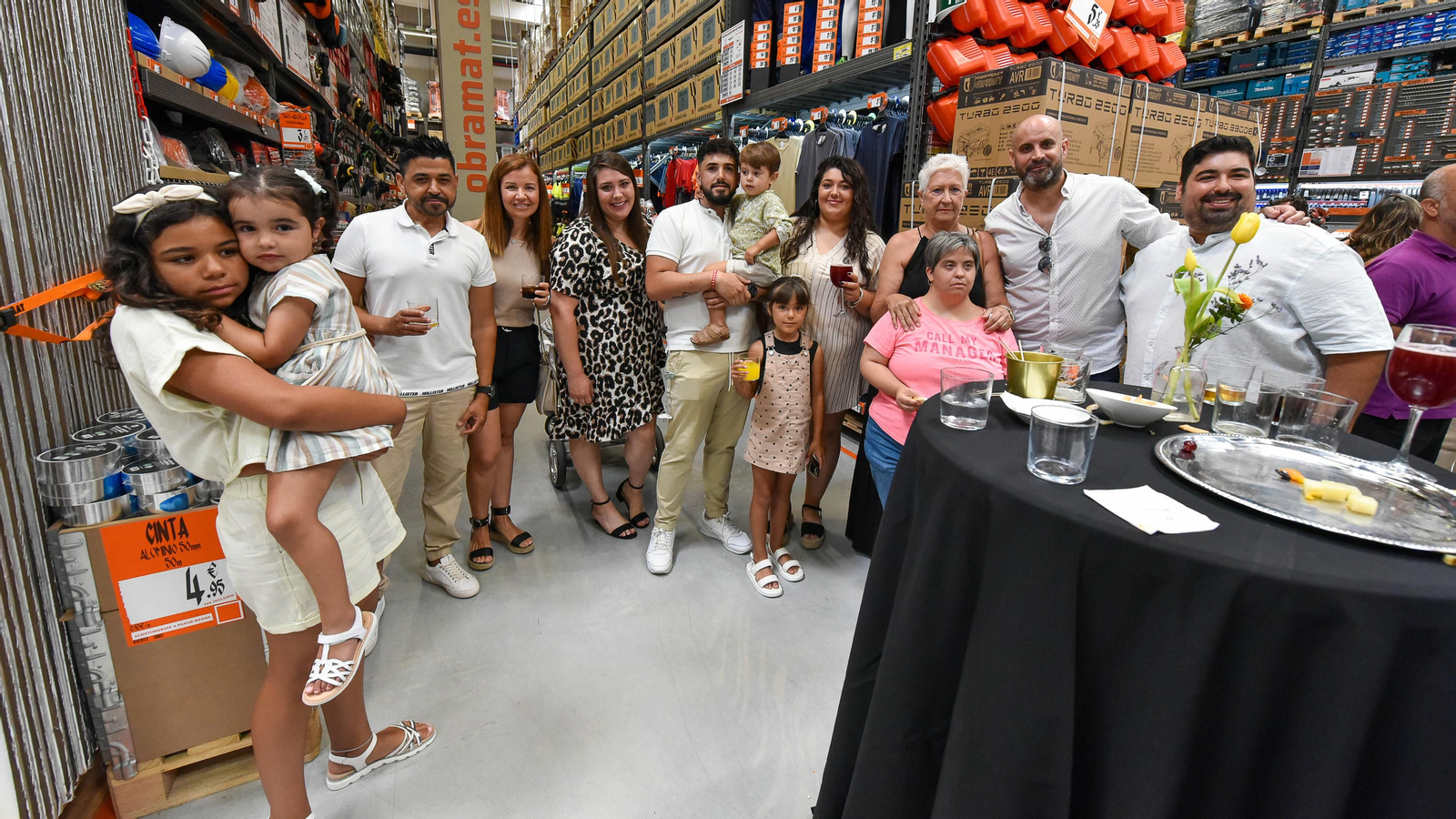 Las fotos de la inauguración de Obramat en Palmones