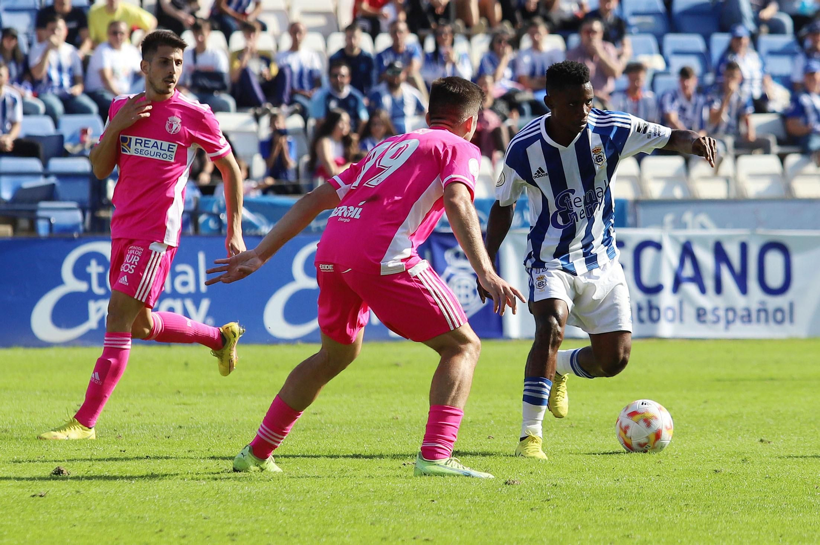 Las mejores imágenes del Recreativo de Huelva-Burgos, partido de eliminatoria de la Copa del Rey