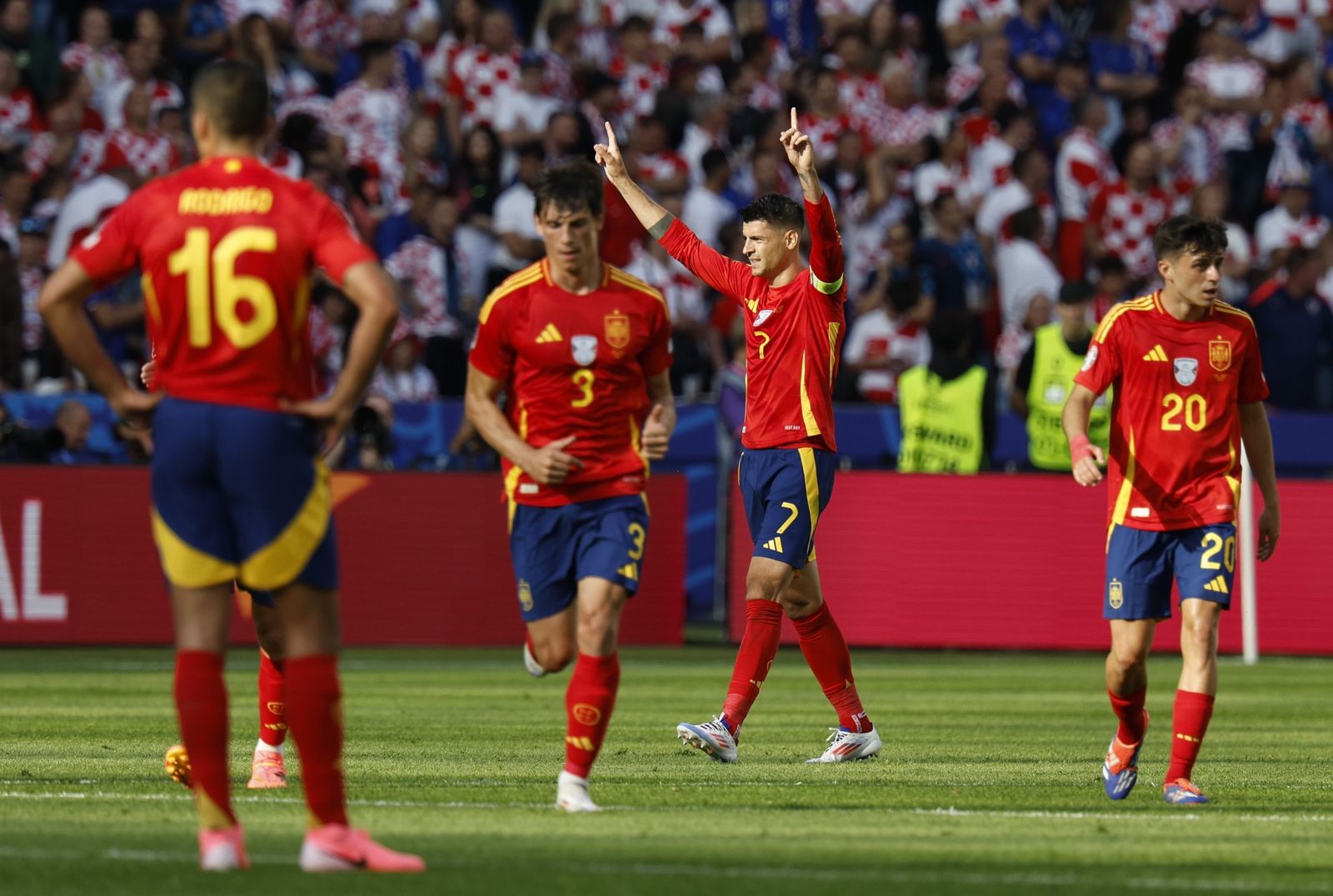 Las fotos del España - Croacia en la Eurocopa de Alemania 2024