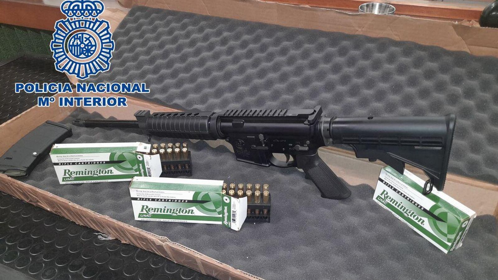 Un fusil de asalto intervenido en la Operación Bocata
